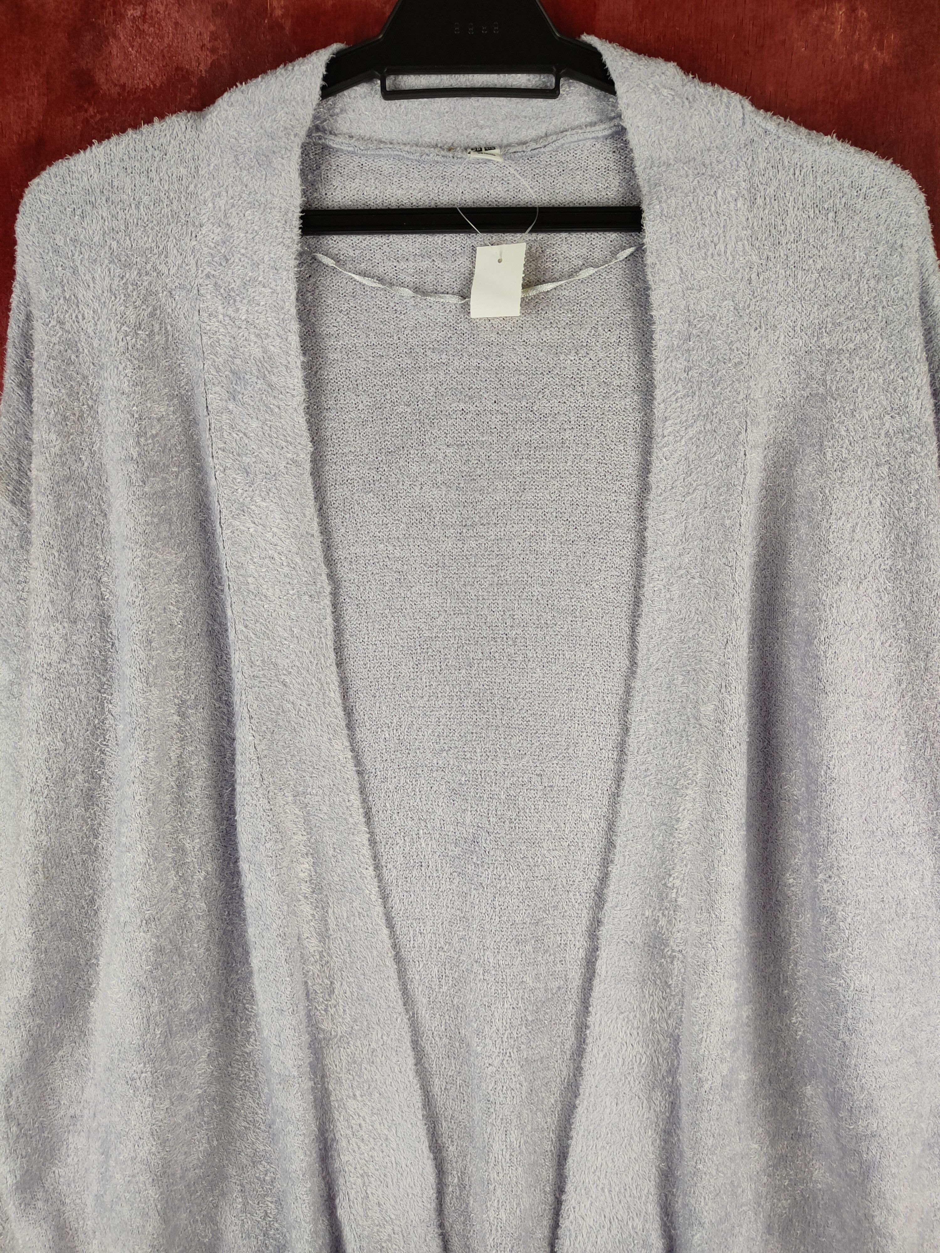 Japanese Brand DLS Uniqlo Purple Shag Shaggy Fur Mohair Knitwear #BB597 Size XXL / US 16-18 / IT 52-54 - 2 Thumbnail