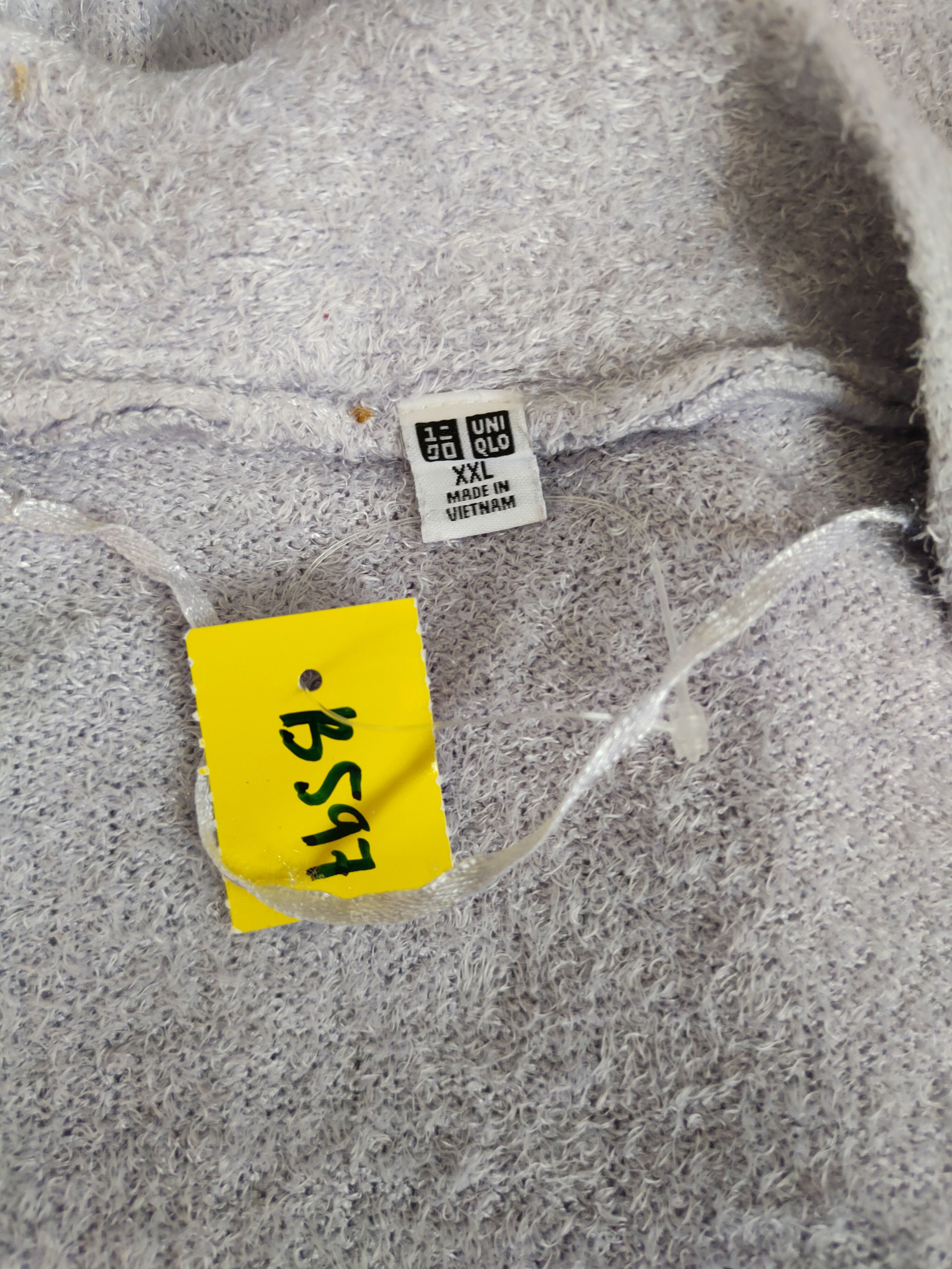 Japanese Brand DLS Uniqlo Purple Shag Shaggy Fur Mohair Knitwear #BB597 Size XXL / US 16-18 / IT 52-54 - 12 Thumbnail