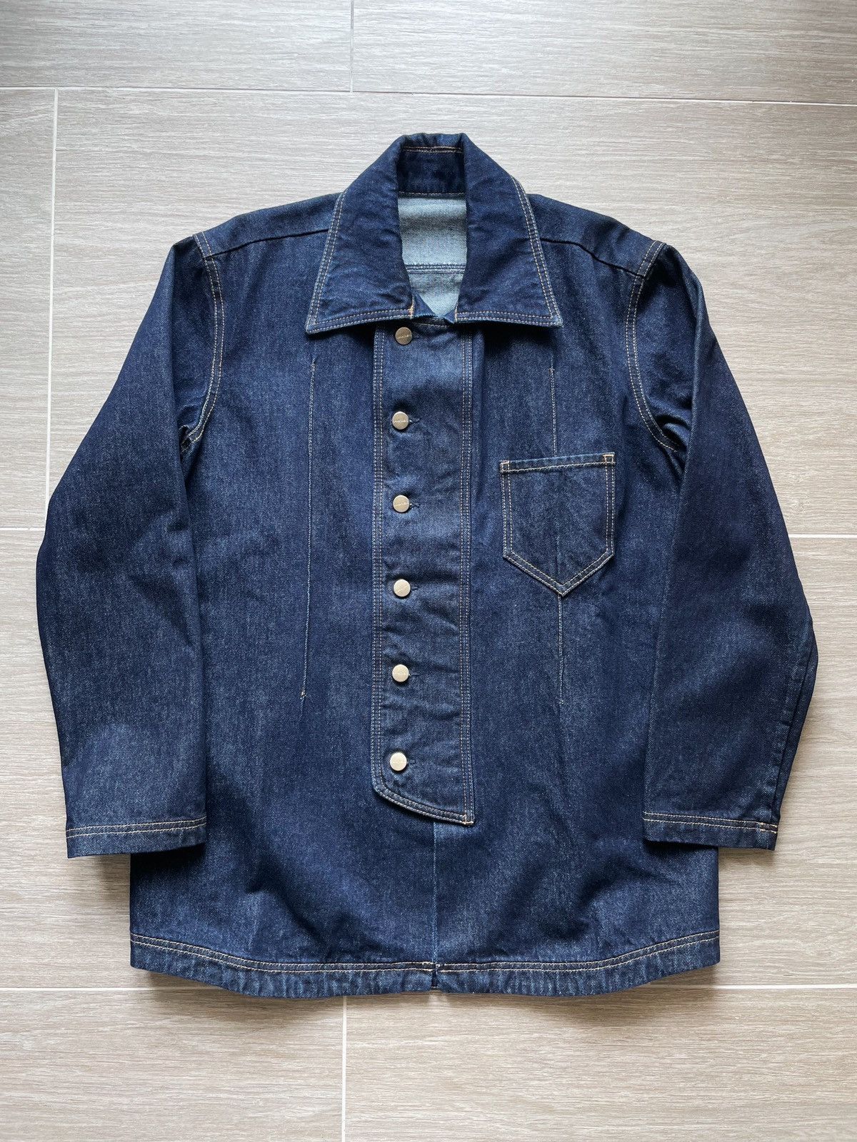 image of Namacheko Fw20 Manni Denim Shirt in Blue, Men's (Size Small)