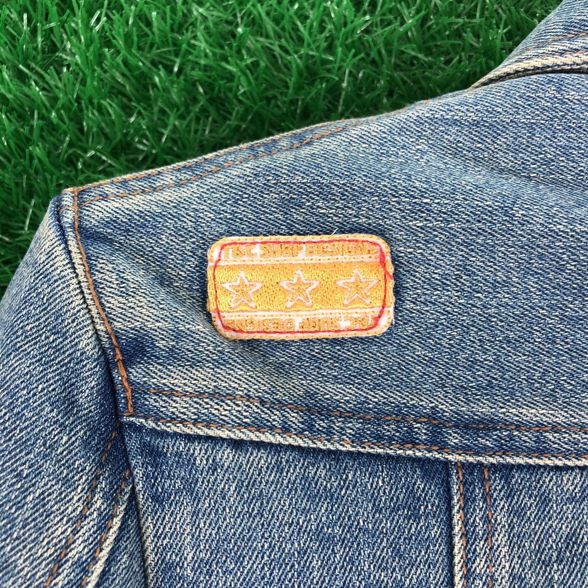 Vintage Vintage T&C Surf Design Denim Jacket Fleece Lining Size US XS / EU 42 / 0 - 9 Thumbnail