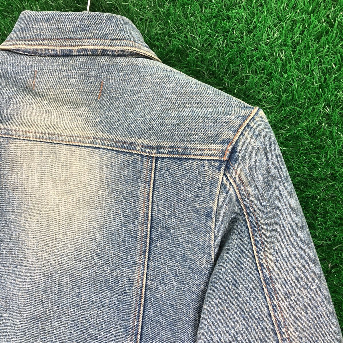 Vintage Vintage T&C Surf Design Denim Jacket Fleece Lining Size US XS / EU 42 / 0 - 5 Thumbnail