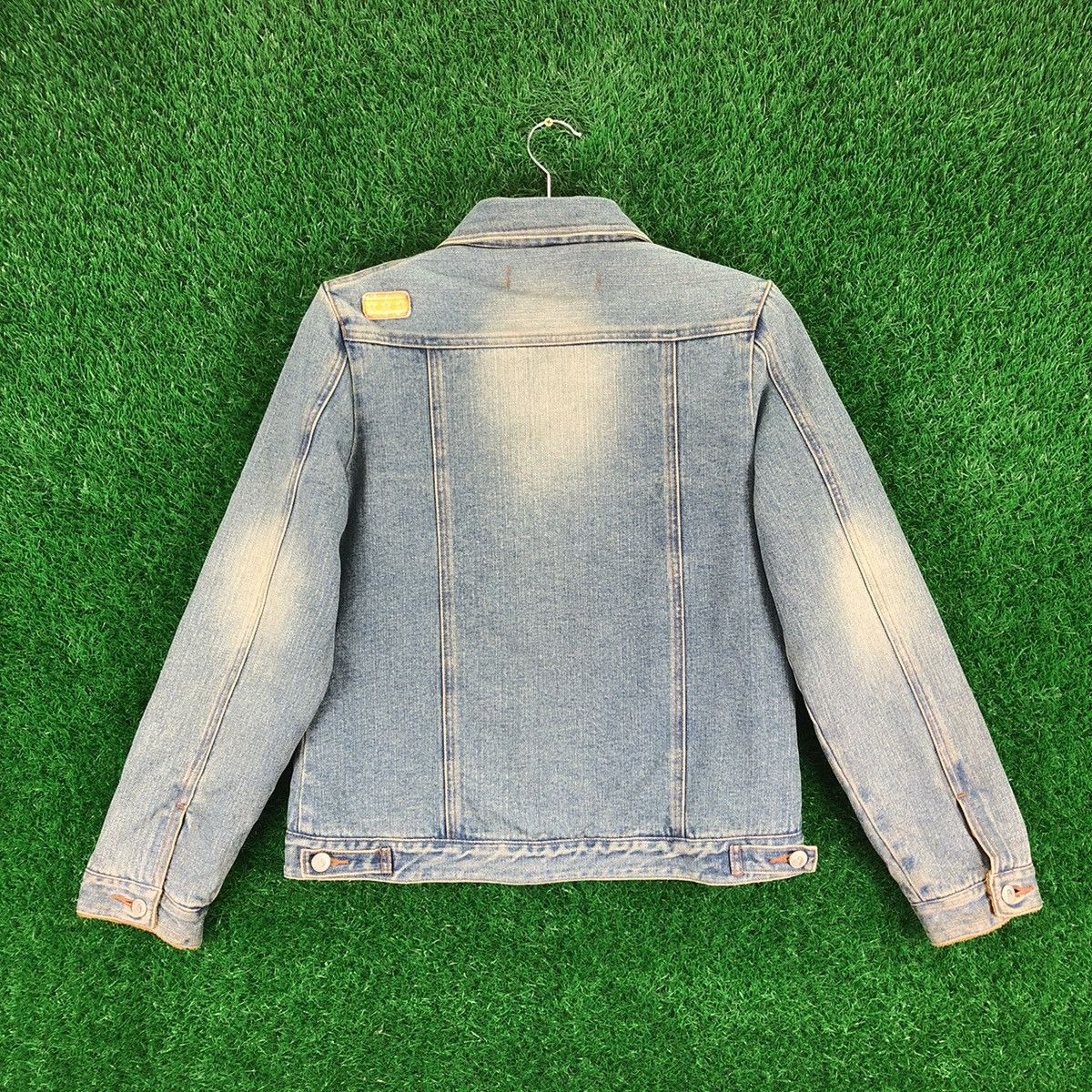 Vintage Vintage T&C Surf Design Denim Jacket Fleece Lining Size US XS / EU 42 / 0 - 4 Thumbnail