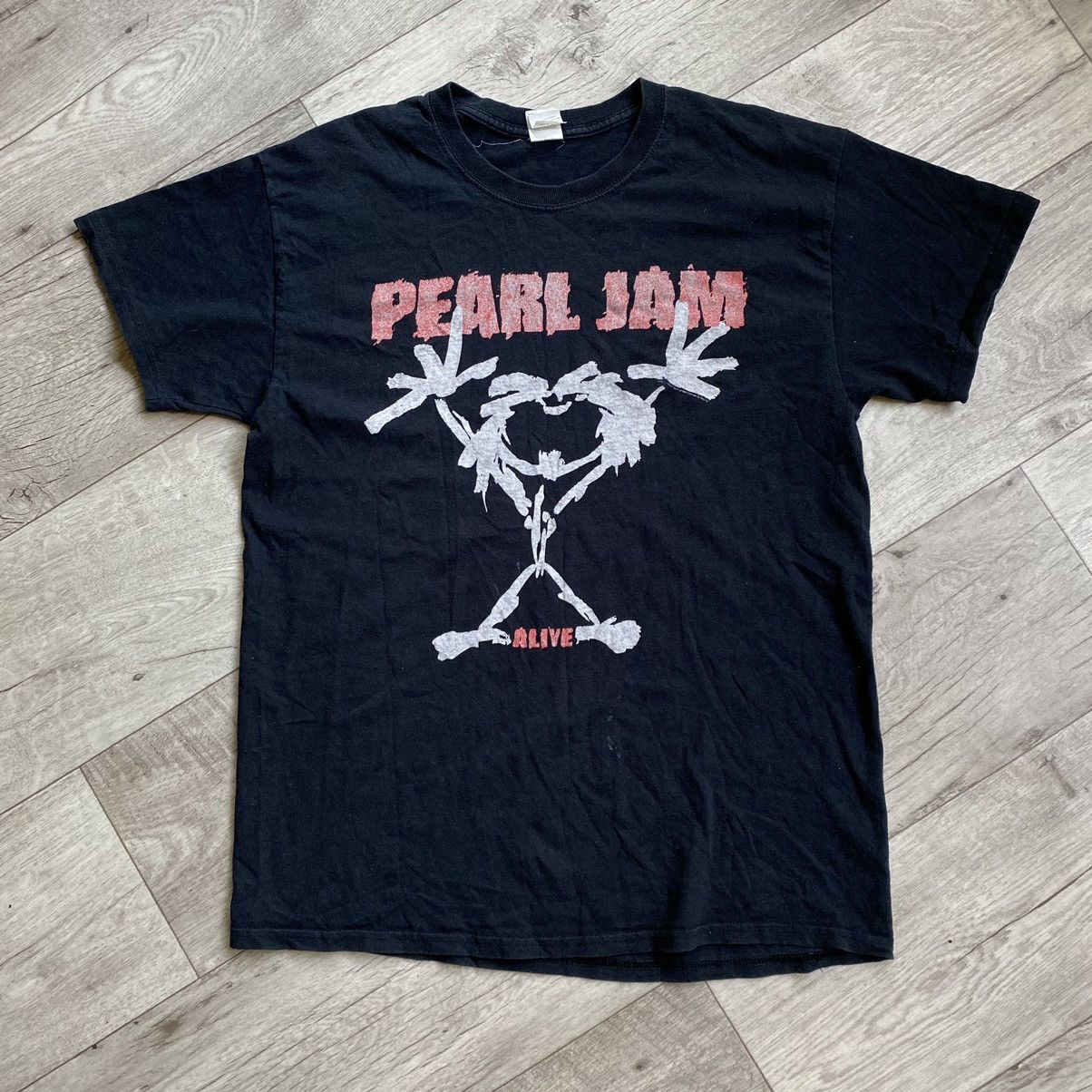 Band Tees PEARL JAM BAND ALIVE PROMO ALBUM T SHIRT Size US L / EU 52-54 / 3 - 1 Thumbnail