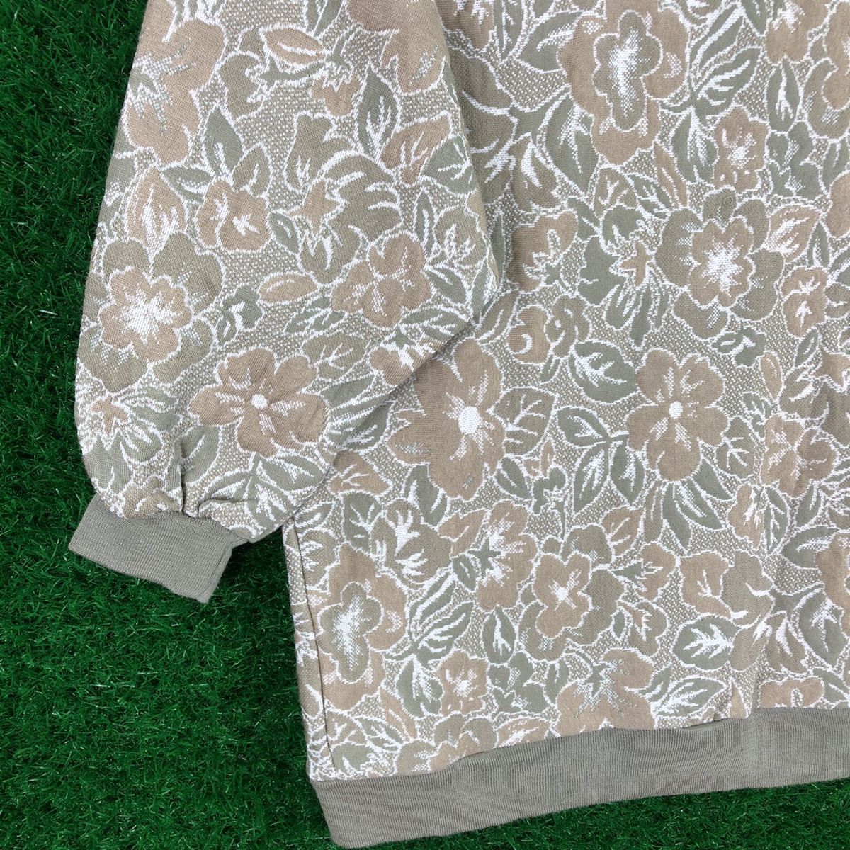 Aran Isles Knitwear × Japanese Brand × Vintage Vintage 90's Polo Knit Shirt Button up Quarter Sleeve Size M / US 6-8 / IT 42-44 - 6 Thumbnail
