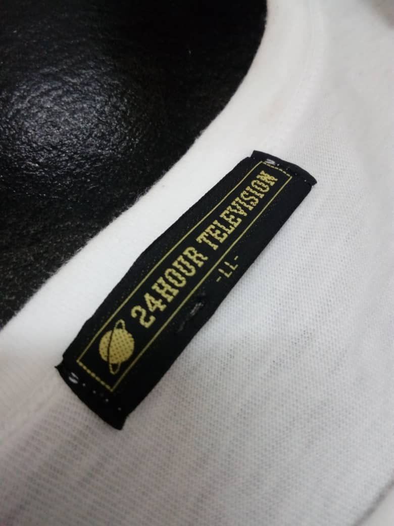 Japanese Brand 24 HOUR TELEVISION T-SHIRT Size US L / EU 52-54 / 3 - 6 Thumbnail