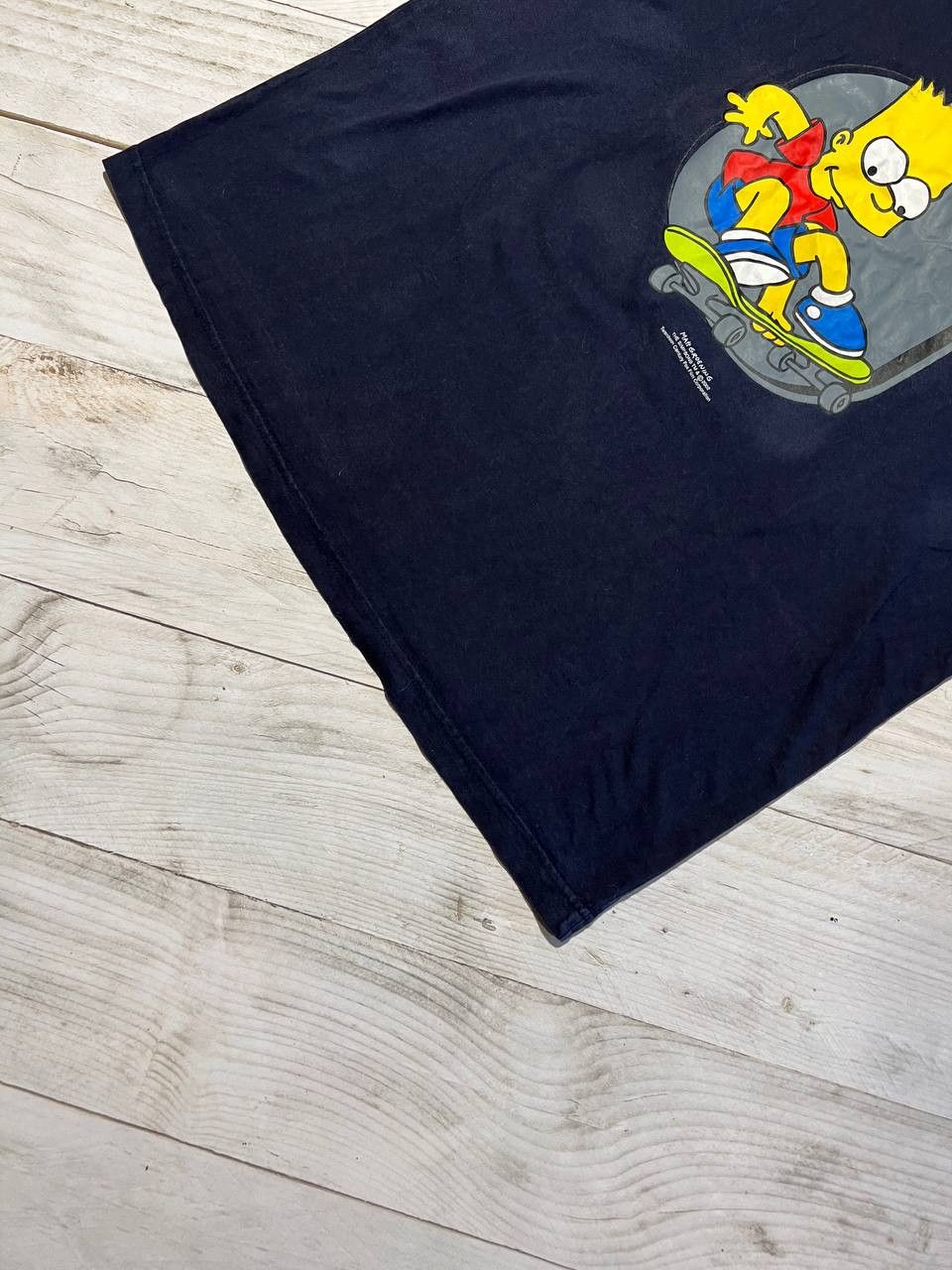 The Simpsons Vintage Bart Simpson T-Shirt Skateboarder 2002 Black Size M Size US M / EU 48-50 / 2 - 7 Thumbnail