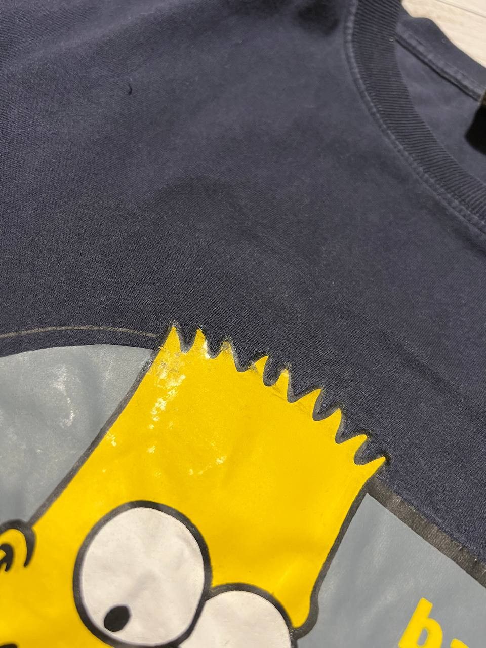 The Simpsons Vintage Bart Simpson T-Shirt Skateboarder 2002 Black Size M Size US M / EU 48-50 / 2 - 4 Thumbnail