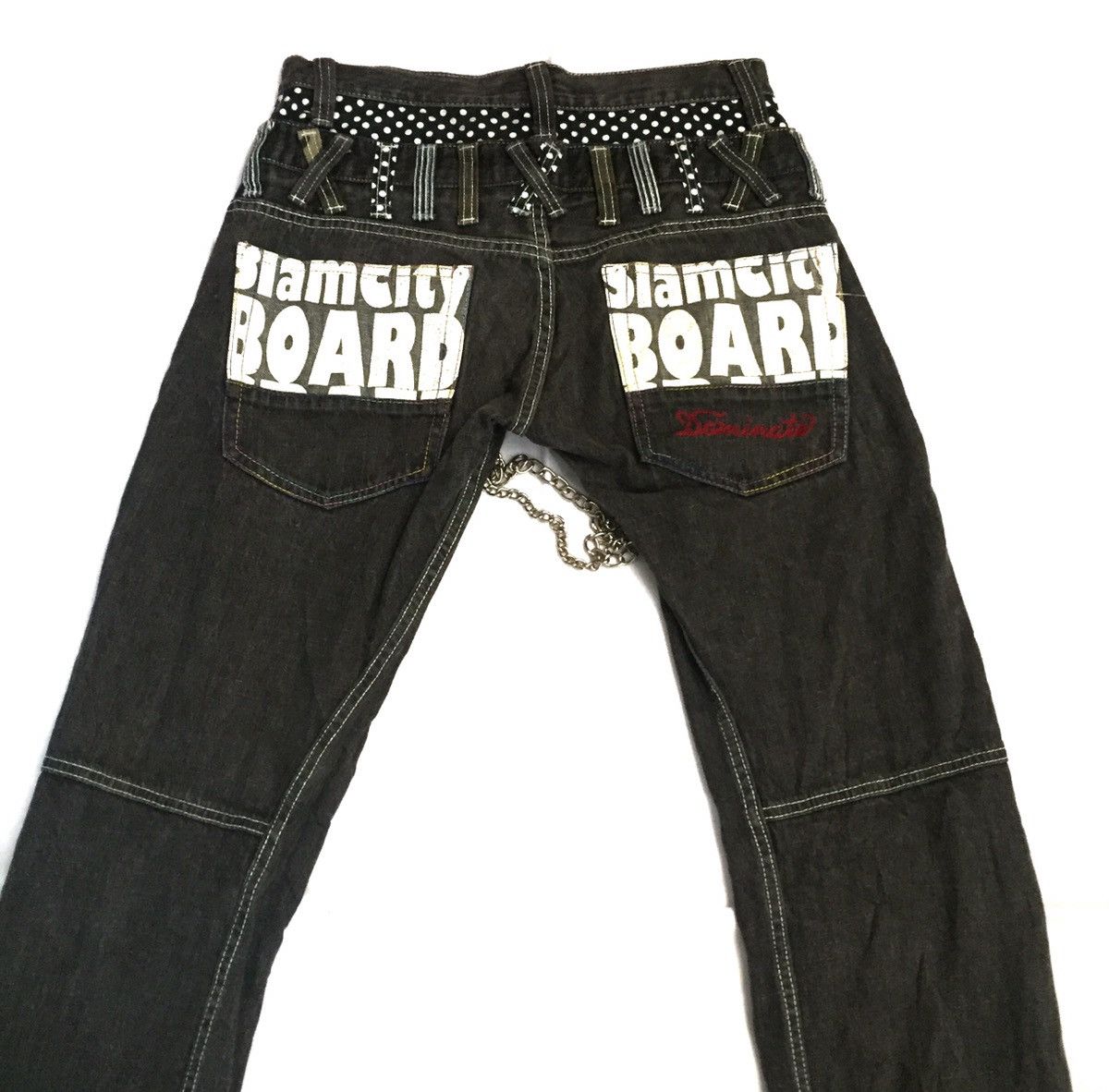 Japanese Brand Double wrists denim street wear Size US 30 / EU 46 - 4 Thumbnail