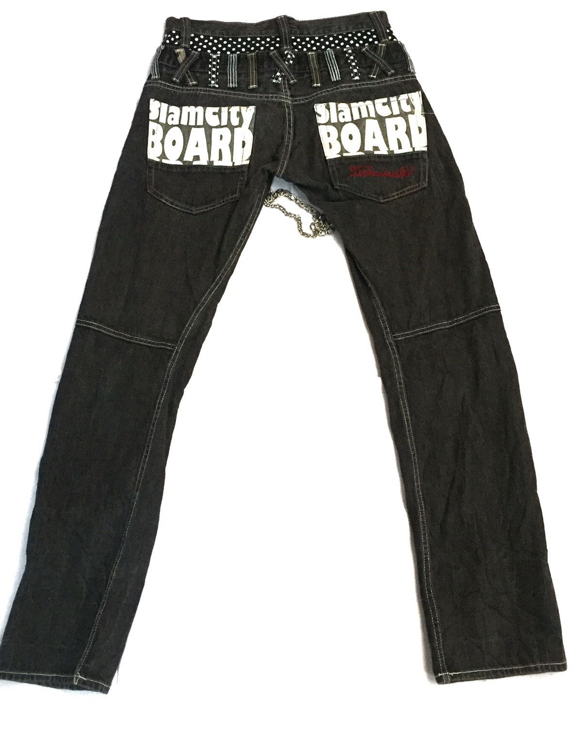 Japanese Brand Double wrists denim street wear Size US 30 / EU 46 - 3 Thumbnail