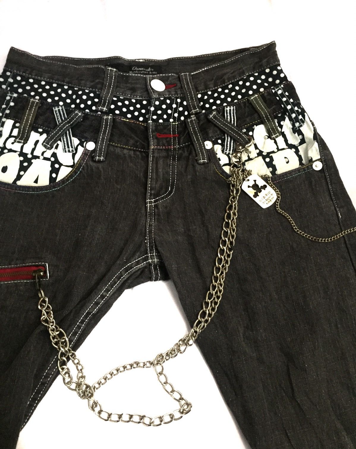 Japanese Brand Double wrists denim street wear Size US 30 / EU 46 - 5 Thumbnail