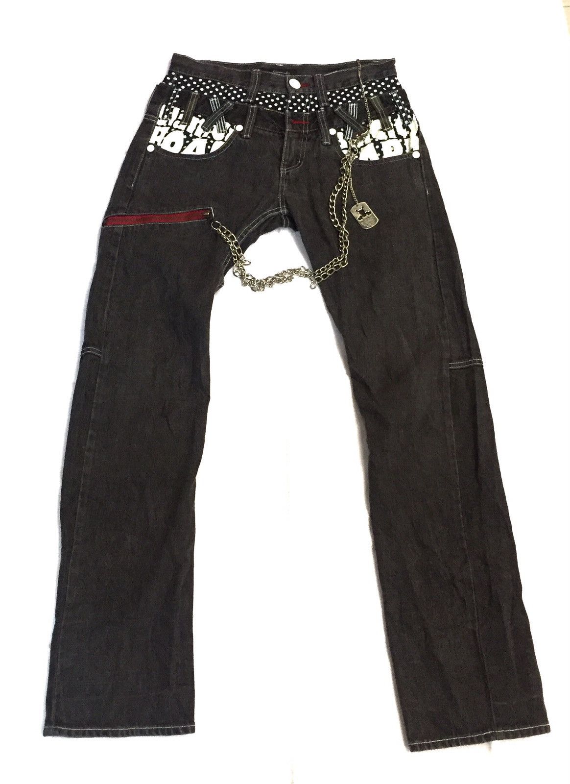 Japanese Brand Double wrists denim street wear Size US 30 / EU 46 - 1 Thumbnail