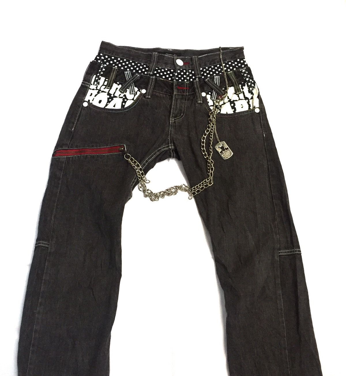 Japanese Brand Double wrists denim street wear Size US 30 / EU 46 - 2 Thumbnail