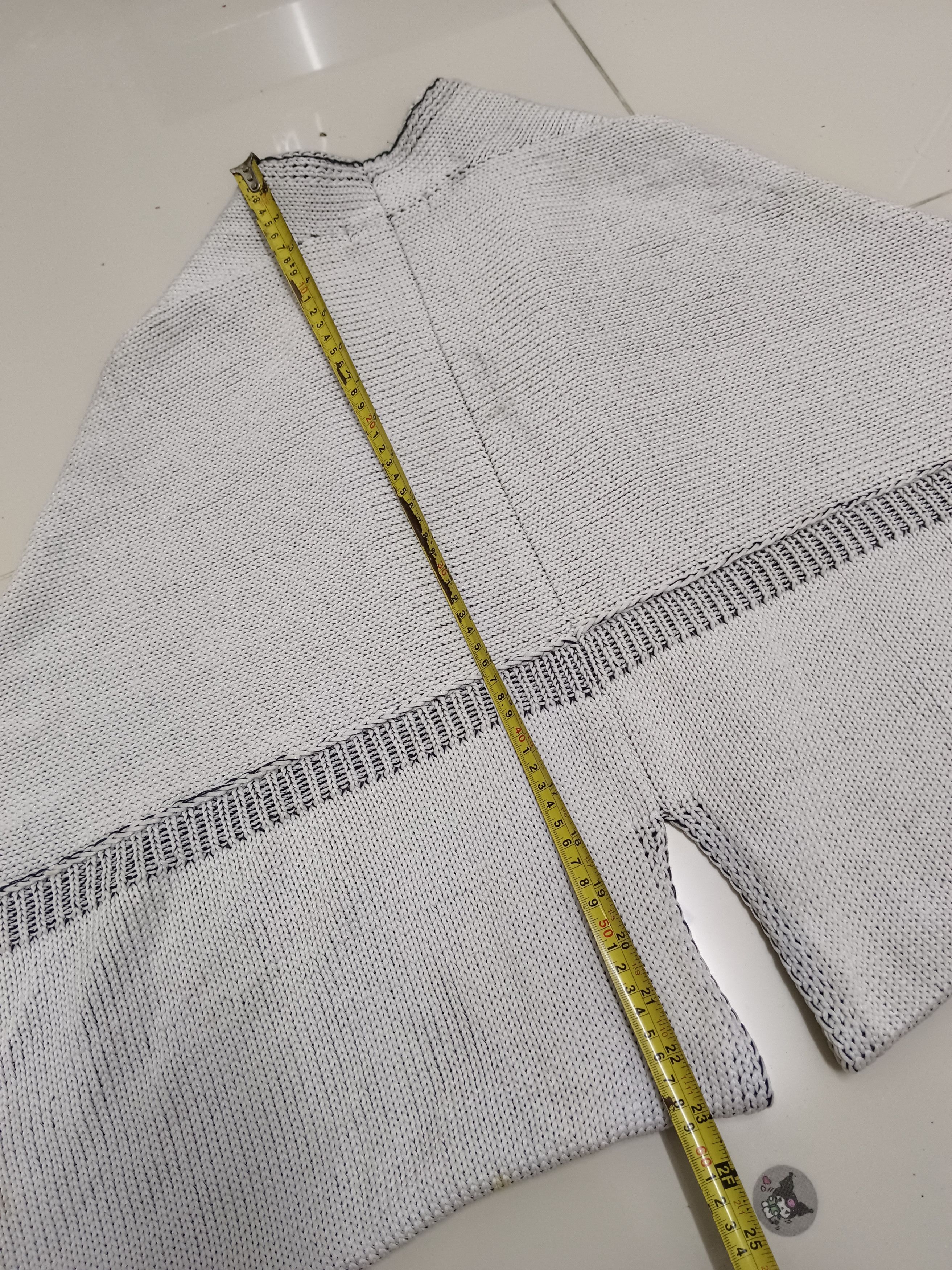 Hiroko Koshino Homme Vintage 80s Hiroko Koshino Crochet Simple Shrug Size US M / EU 48-50 / 2 - 7 Thumbnail