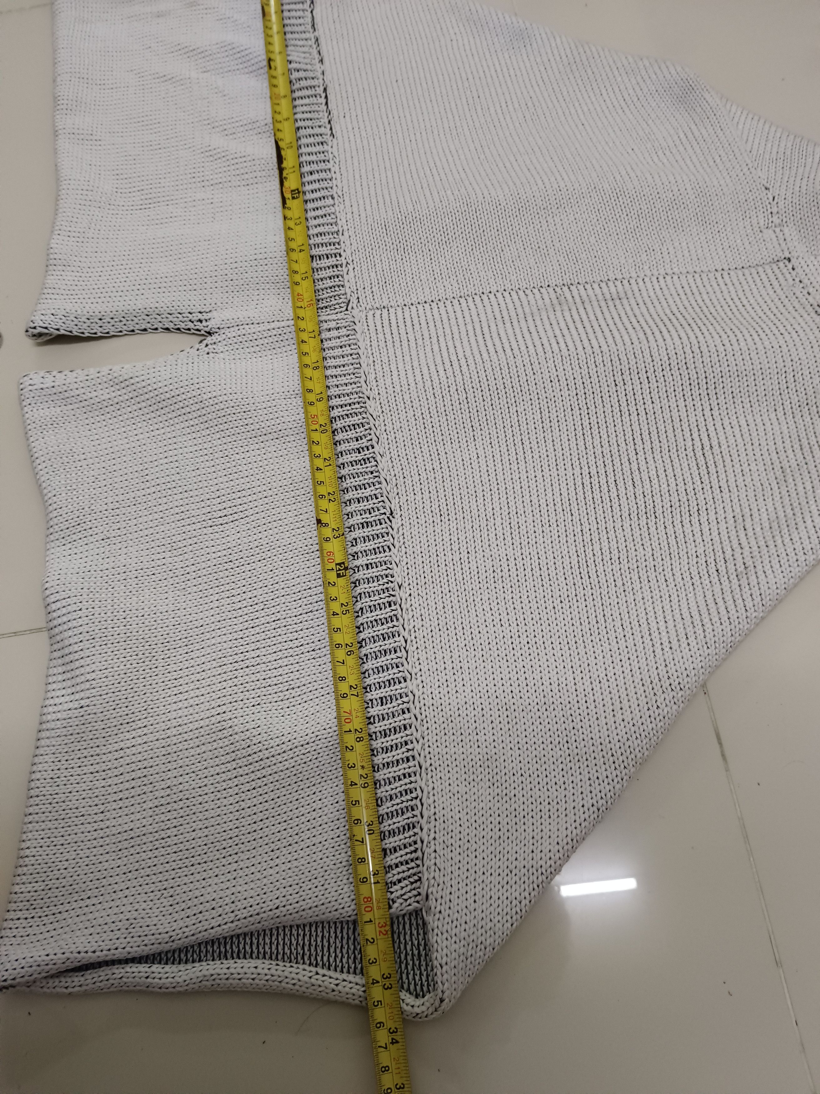 Hiroko Koshino Homme Vintage 80s Hiroko Koshino Crochet Simple Shrug Size US M / EU 48-50 / 2 - 6 Thumbnail