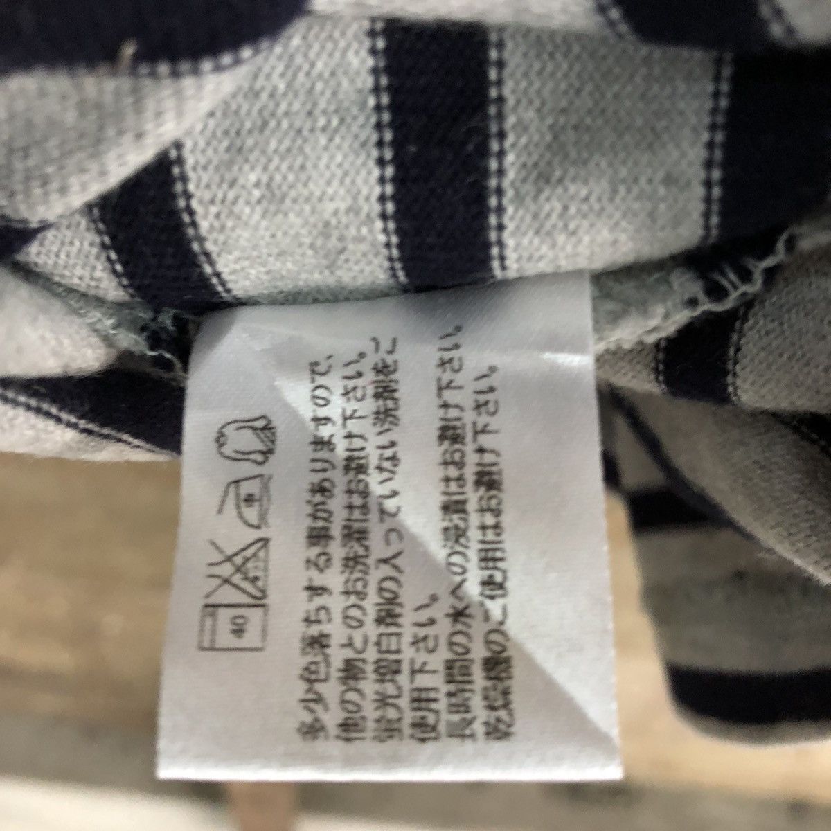 Uniqlo Uniqlo Stripe Black Grey Long vintage kurt cobain #5604 Size US M / EU 48-50 / 2 - 13 Thumbnail