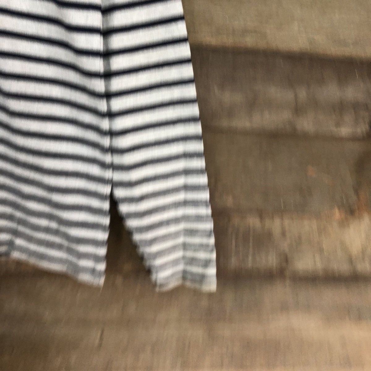 Uniqlo Uniqlo Stripe Black Grey Long vintage kurt cobain #5604 Size US M / EU 48-50 / 2 - 4 Thumbnail