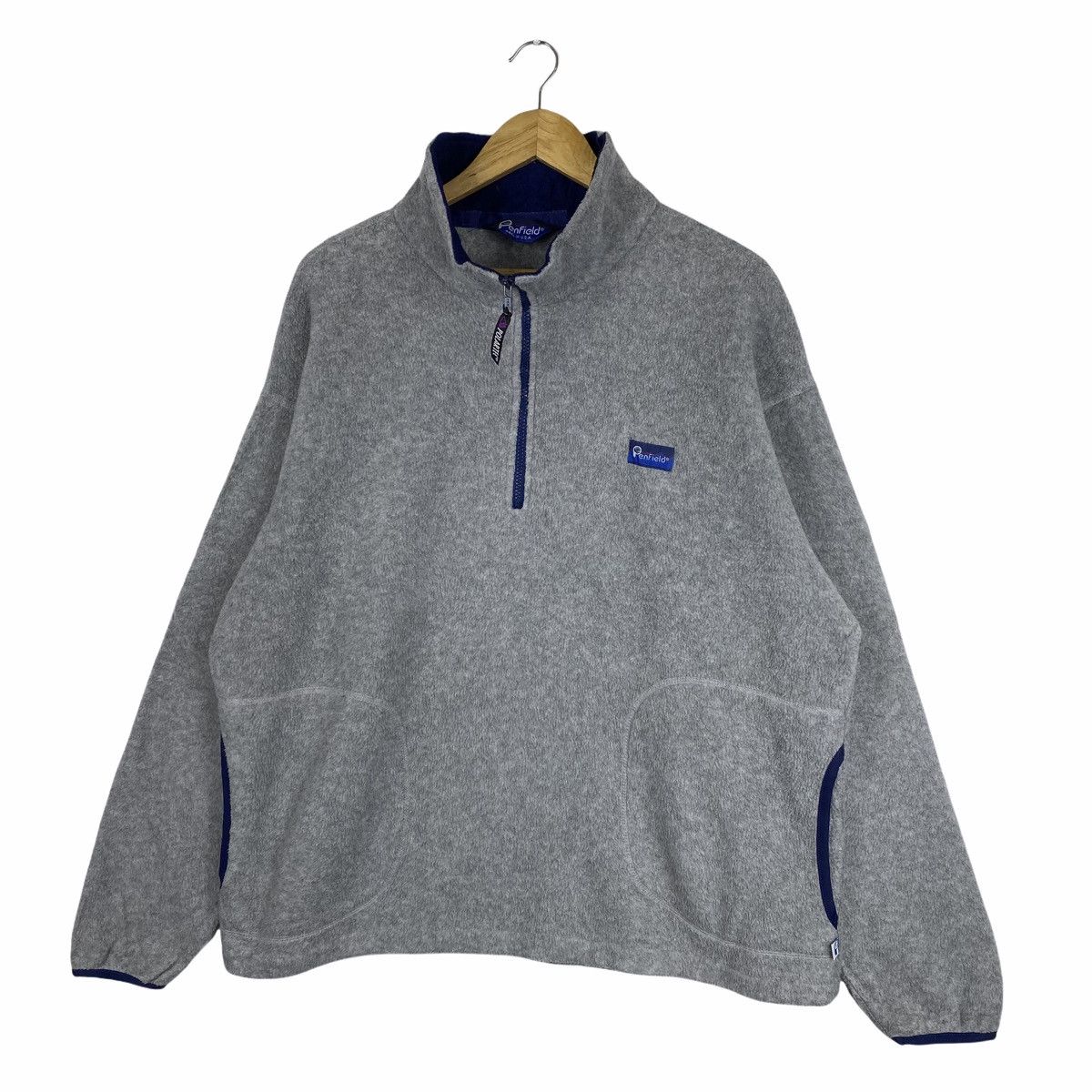 Penfield × Vintage Vintage PENFIELD Small Logo Fleece Half Zipper Sweatshirt Size US L / EU 52-54 / 3 - 3 Thumbnail