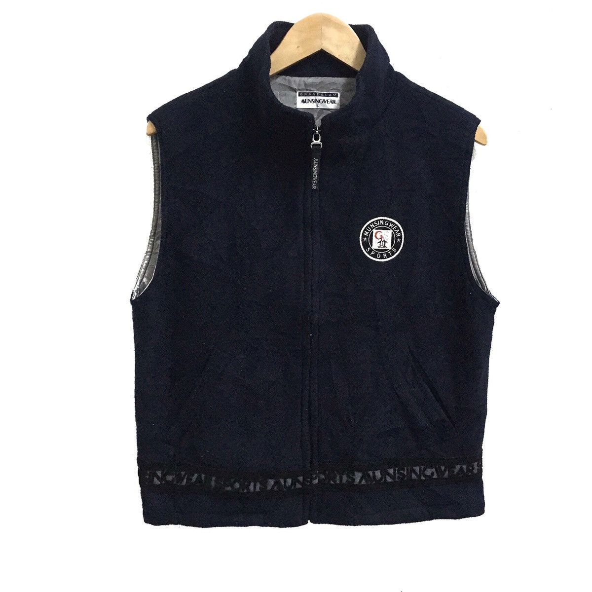 Grand Slam × Vintage VINTAGE GRANDSLAM MUNSINGWEAR BIG LOGO FLEECE TANKS Size US S / EU 44-46 / 1 - 2 Thumbnail