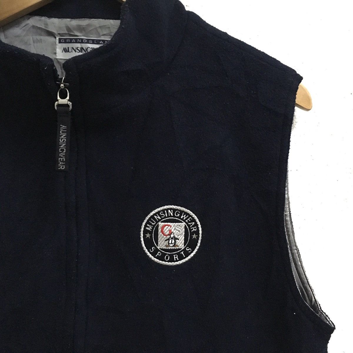 Grand Slam × Vintage VINTAGE GRANDSLAM MUNSINGWEAR BIG LOGO FLEECE TANKS Size US S / EU 44-46 / 1 - 4 Thumbnail