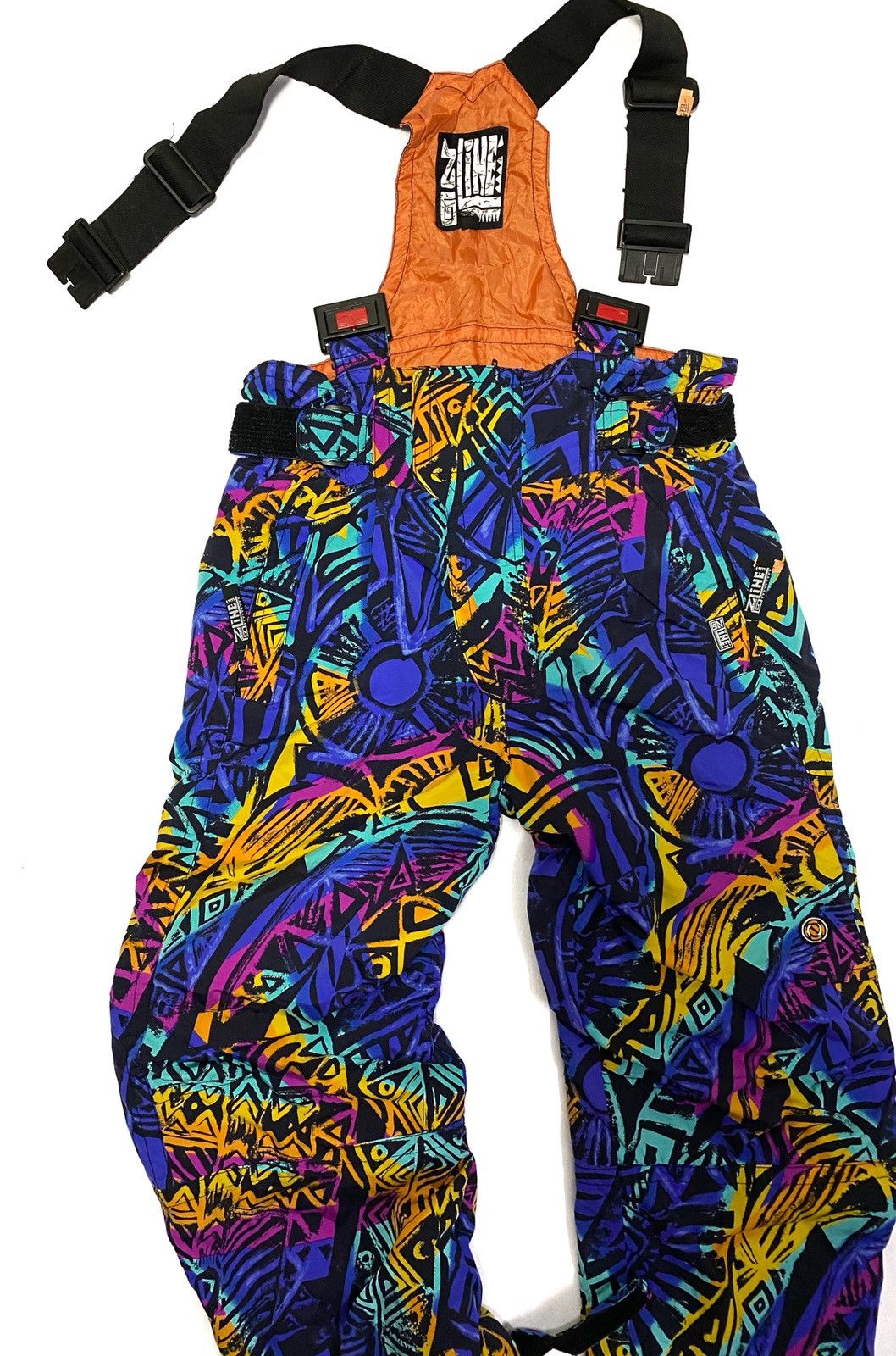 Sports Specialties Zline Multicolor Overall Ski Wear Size US 35 - 4 Thumbnail