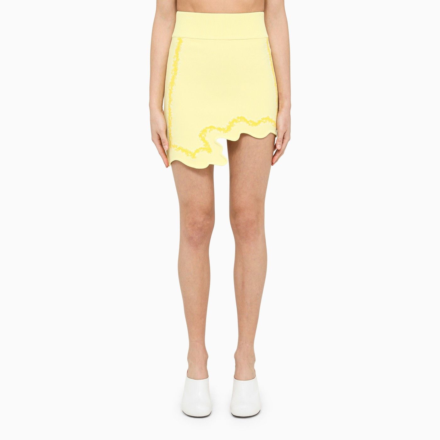 o1d2blof0623 Mini Skirt in Yellow