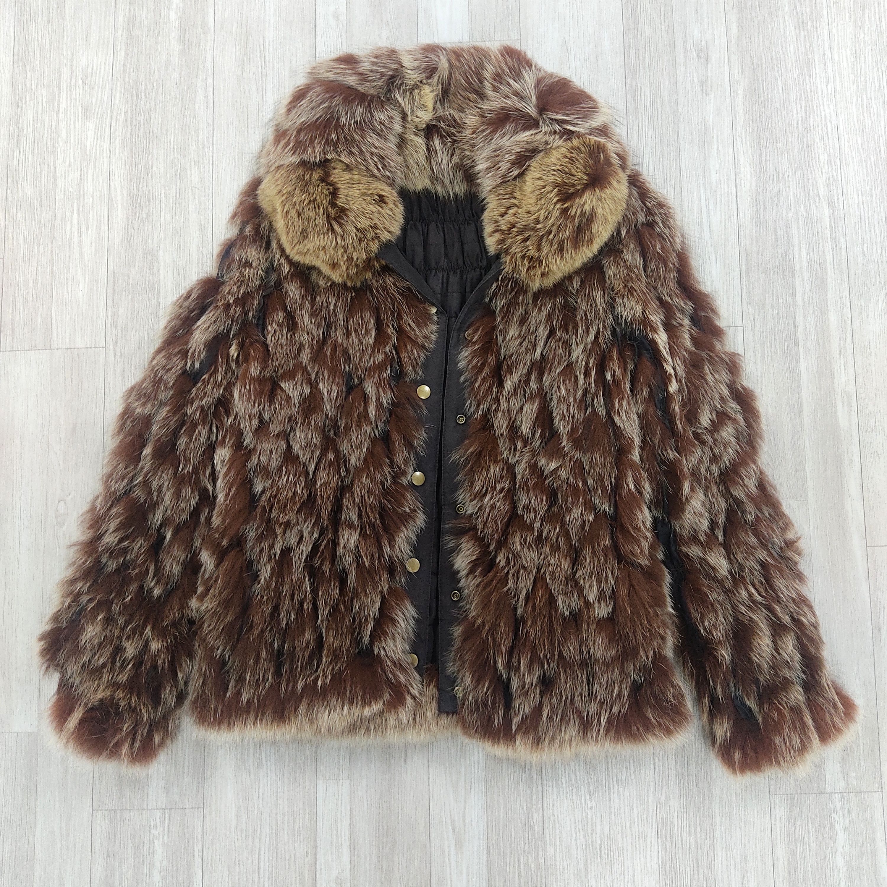 Hardy Amies Vintage HARDY AMIES LONDON Fox Fur Jacket Size S / US 4 / IT 40 - 5 Thumbnail