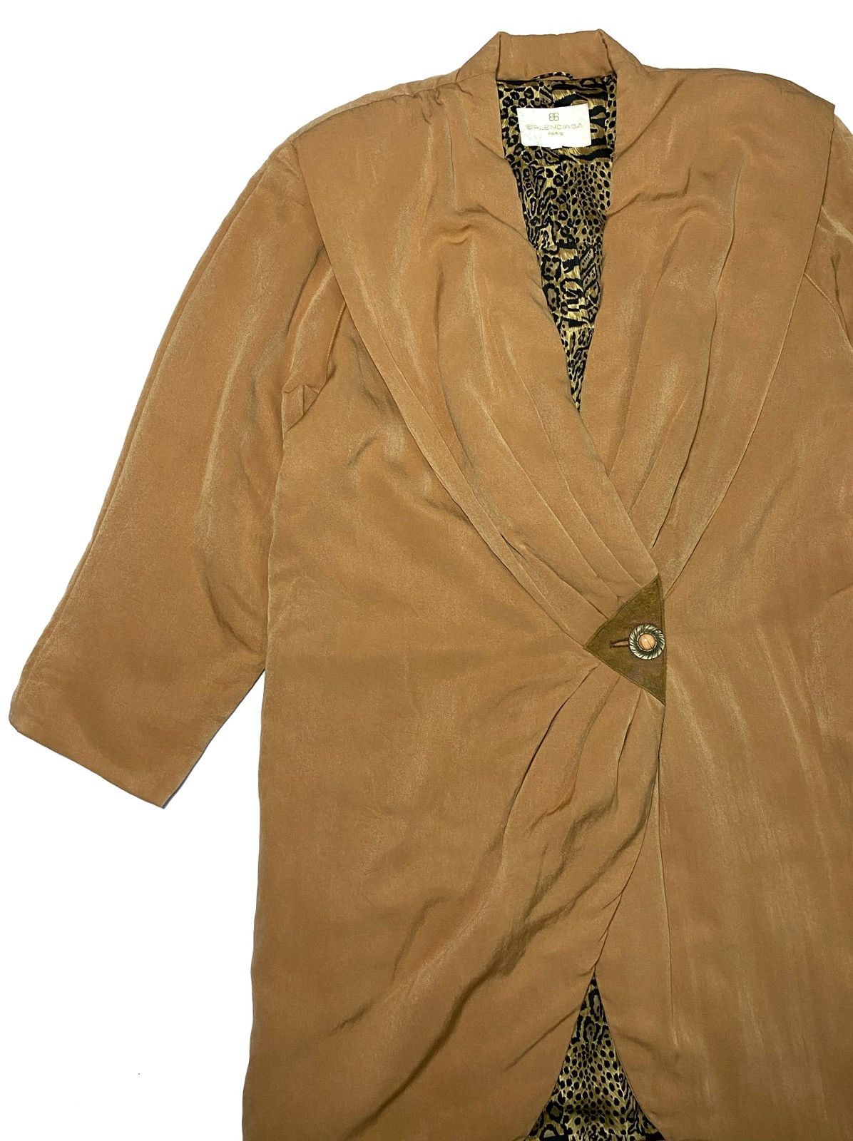 Balenciaga Vintage Balenciaga Long Coat Size US L / EU 52-54 / 3 - 3 Thumbnail