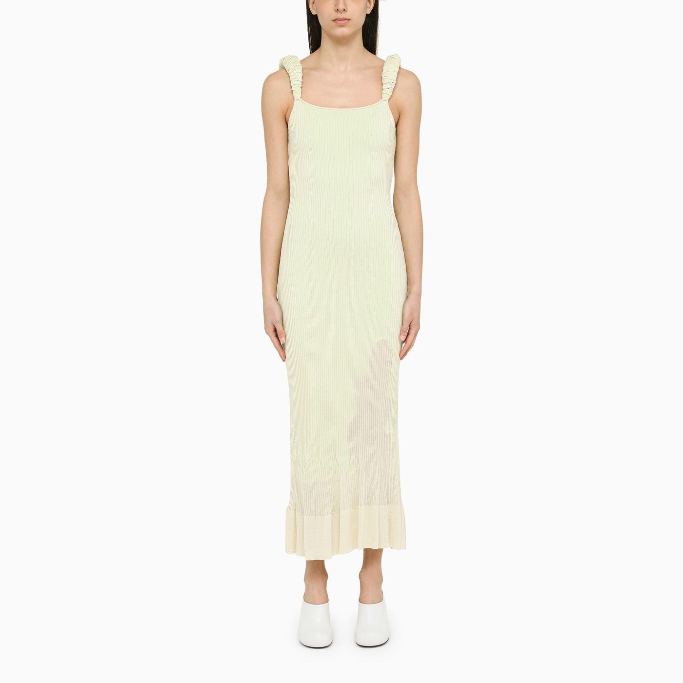 o1d2blof0623 Midi Dress in Lemon