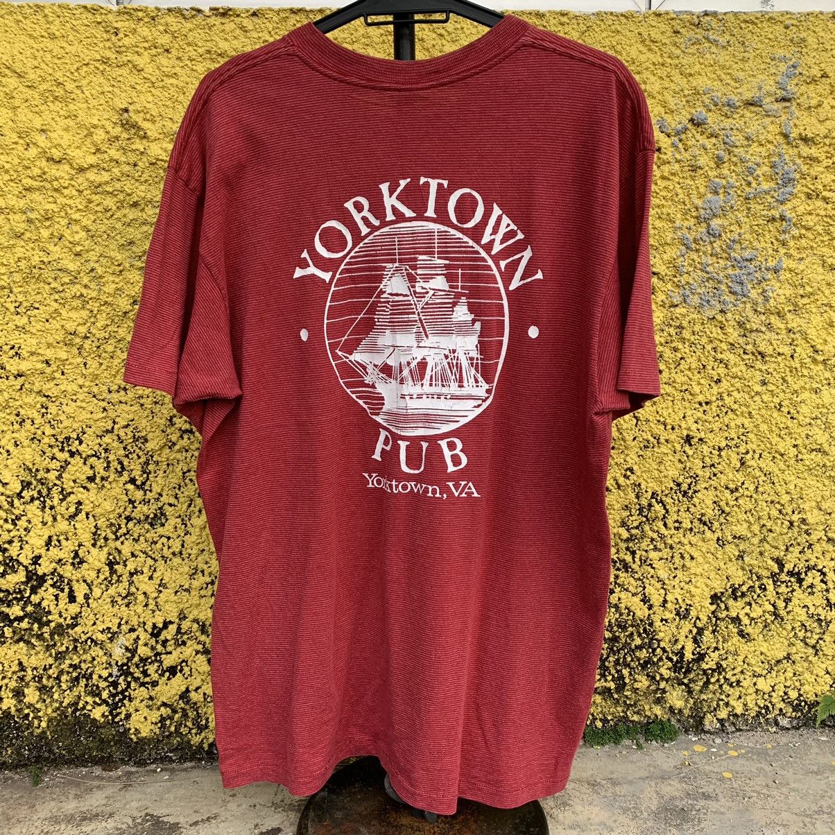 Vintage YorkTown Pub vintage 90s tshirt tee Size US XL / EU 56 / 4 - 4 Thumbnail