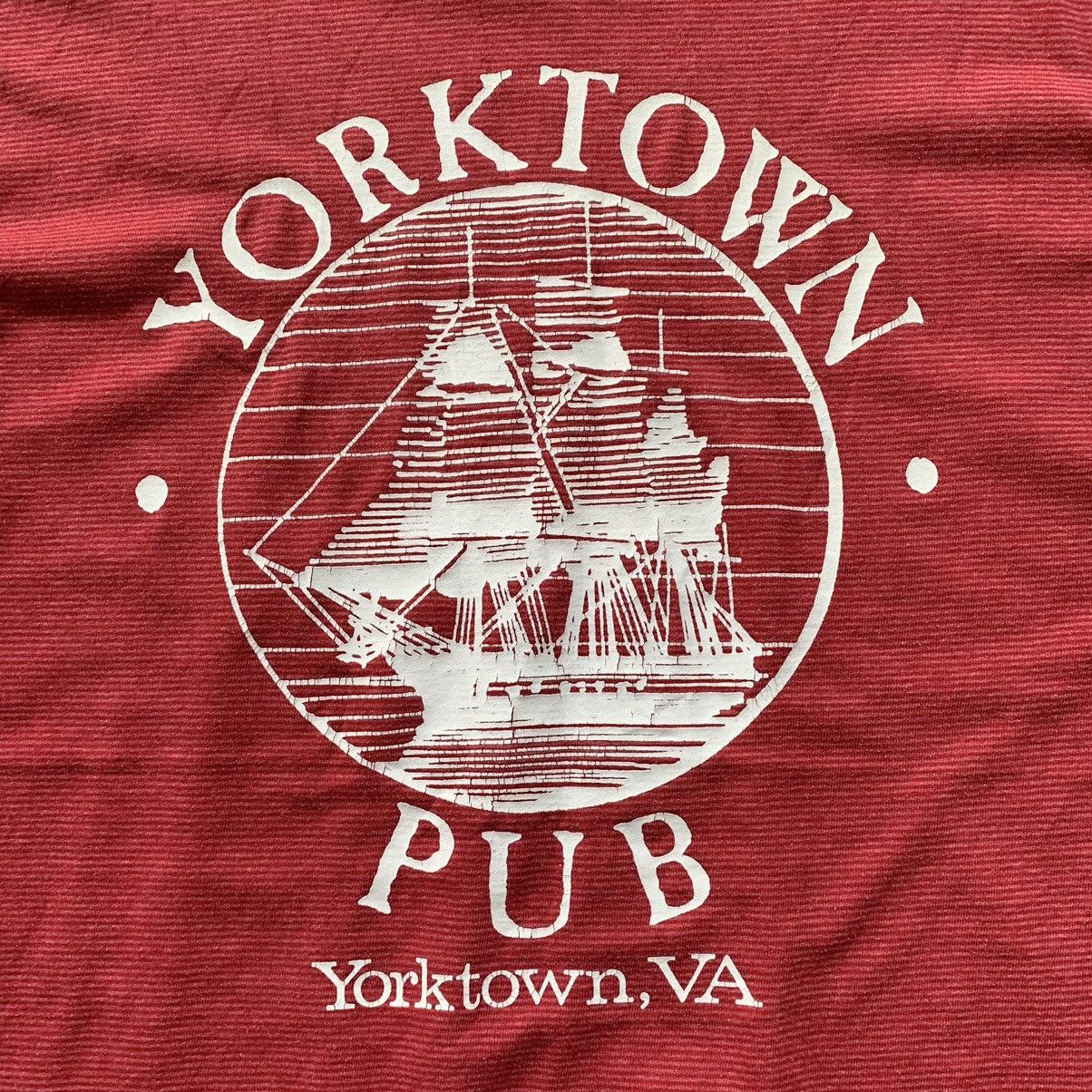 Vintage YorkTown Pub vintage 90s tshirt tee Size US XL / EU 56 / 4 - 11 Thumbnail