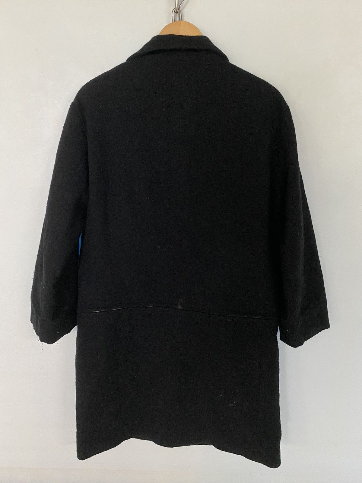 Japanese Brand Night Blue Long & Short Overcoat Jacket 2 in 1 Wool Style Size US M / EU 48-50 / 2 - 9 Thumbnail