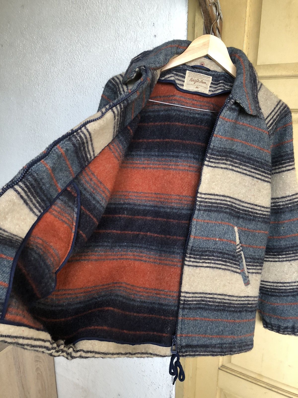 Big John Rare❗️Vintage Big John Native Strips Wool Jackets Size US M / EU 48-50 / 2 - 16 Thumbnail