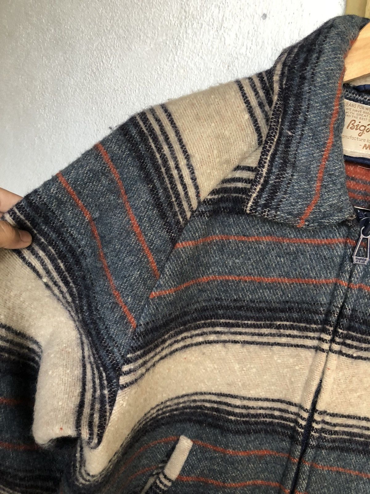 Big John Rare❗️Vintage Big John Native Strips Wool Jackets Size US M / EU 48-50 / 2 - 14 Thumbnail