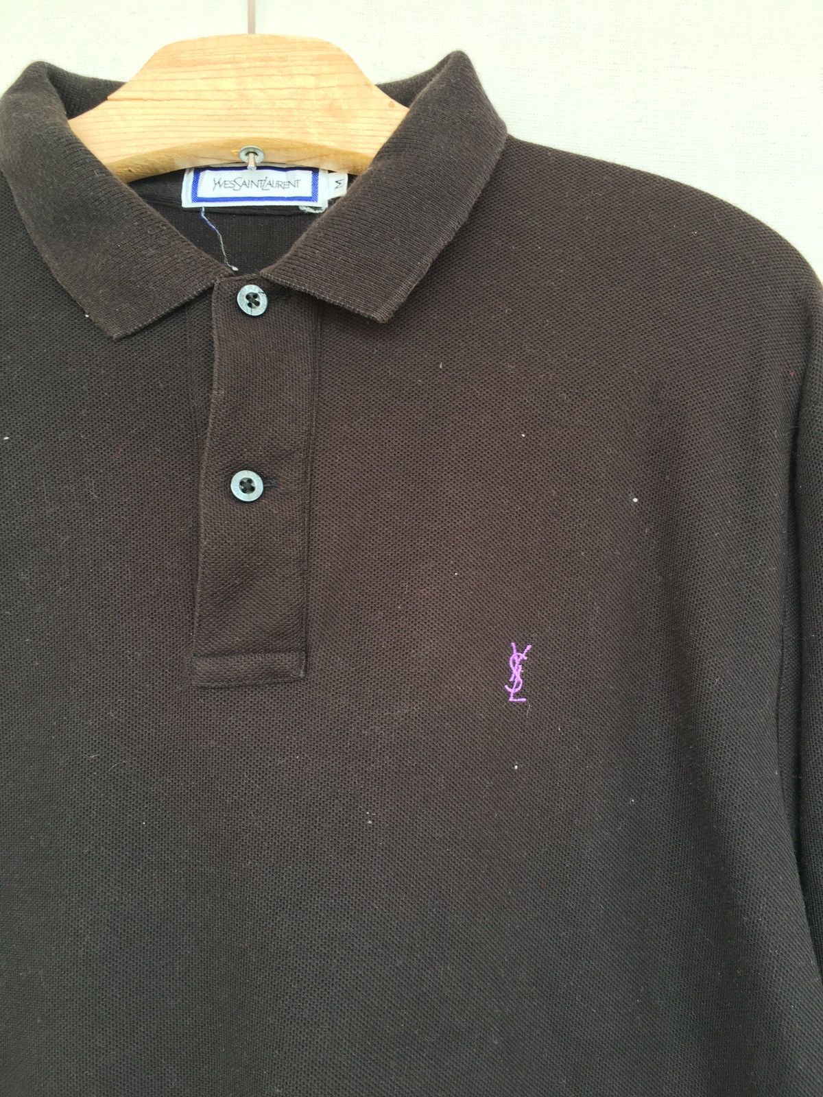 Yves Saint Laurent ysl longsleeve polo Size US M / EU 48-50 / 2 - 3 Thumbnail