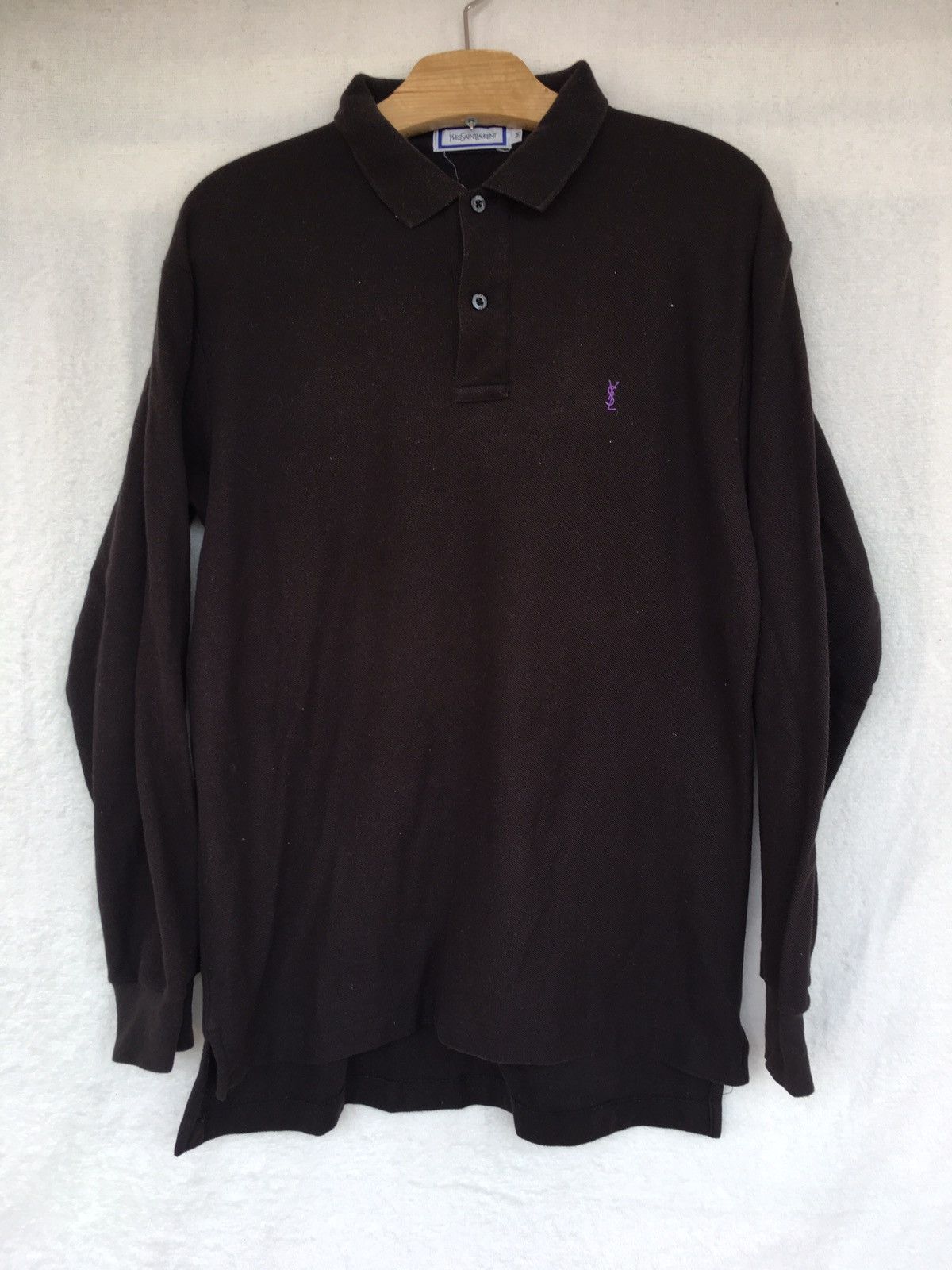 Yves Saint Laurent ysl longsleeve polo Size US M / EU 48-50 / 2 - 1 Thumbnail
