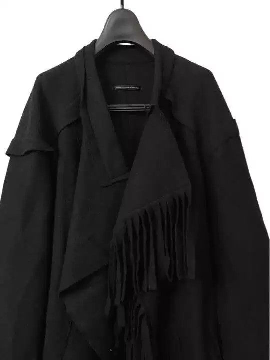 Yohji Yamamoto Yohji Yamamoto Tassel Collar Coat Size US M / EU 48-50 / 2 - 3 Thumbnail