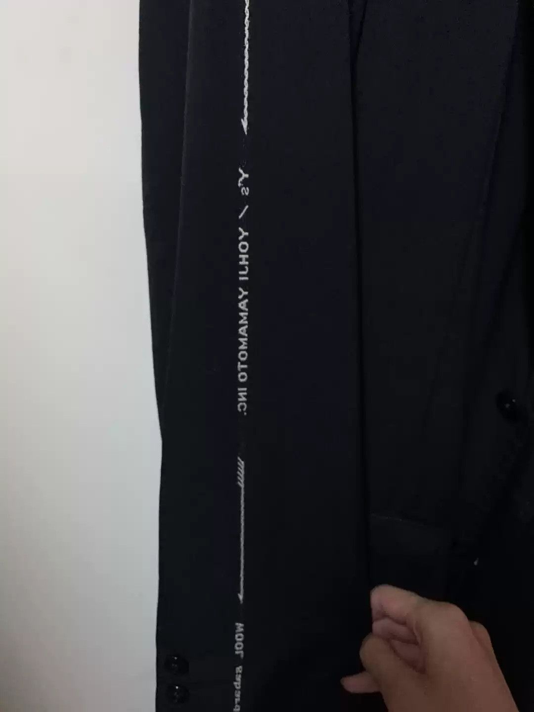 Yohji Yamamoto Yohji Yamamoto sleeve linear logo COAT Size US L / EU 52-54 / 3 - 3 Thumbnail