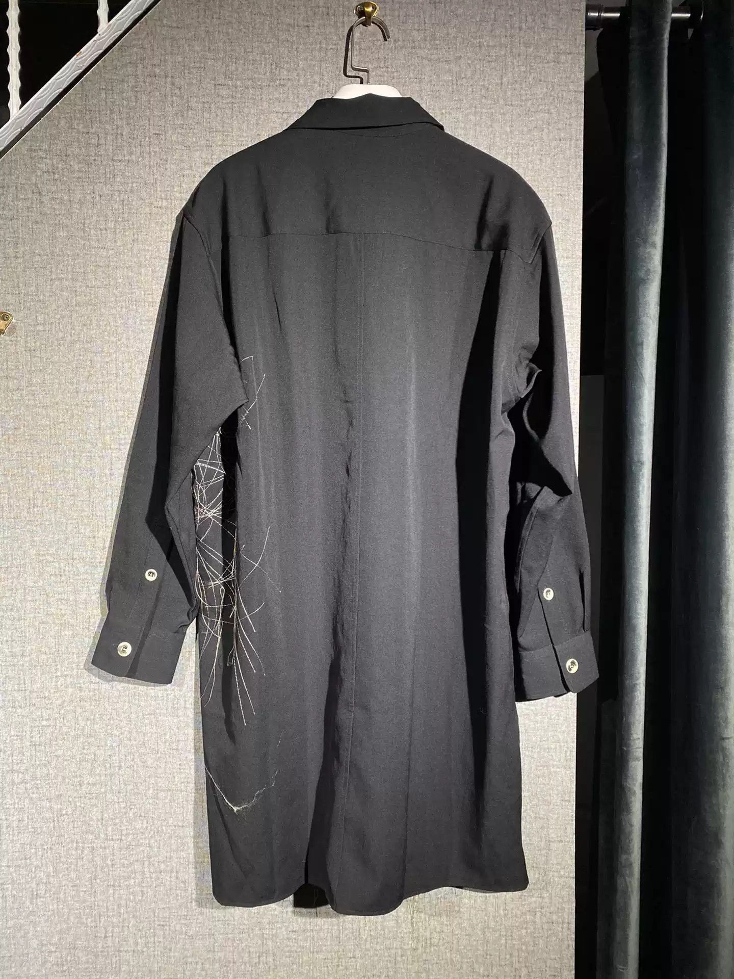 Yohji Yamamoto Yohji Yamamoto Patterned Tassel Shirt Size US M / EU 48-50 / 2 - 2 Thumbnail