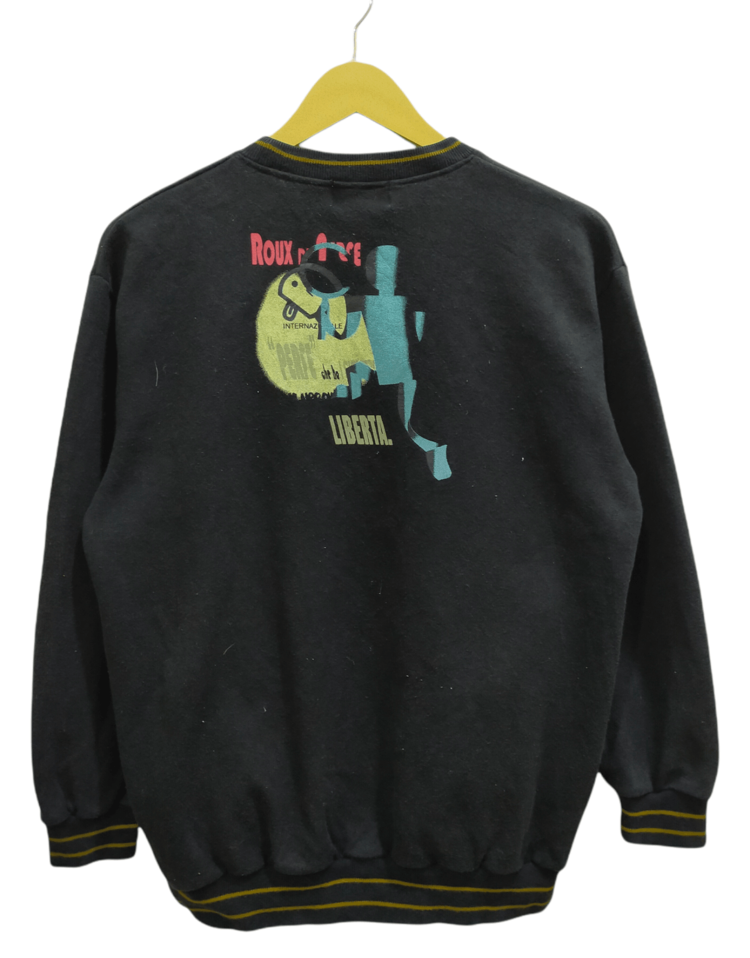 Other Vintage Roux Di Peree Internazionale Liberta Sweatshirt Size US L / EU 52-54 / 3 - 8 Thumbnail
