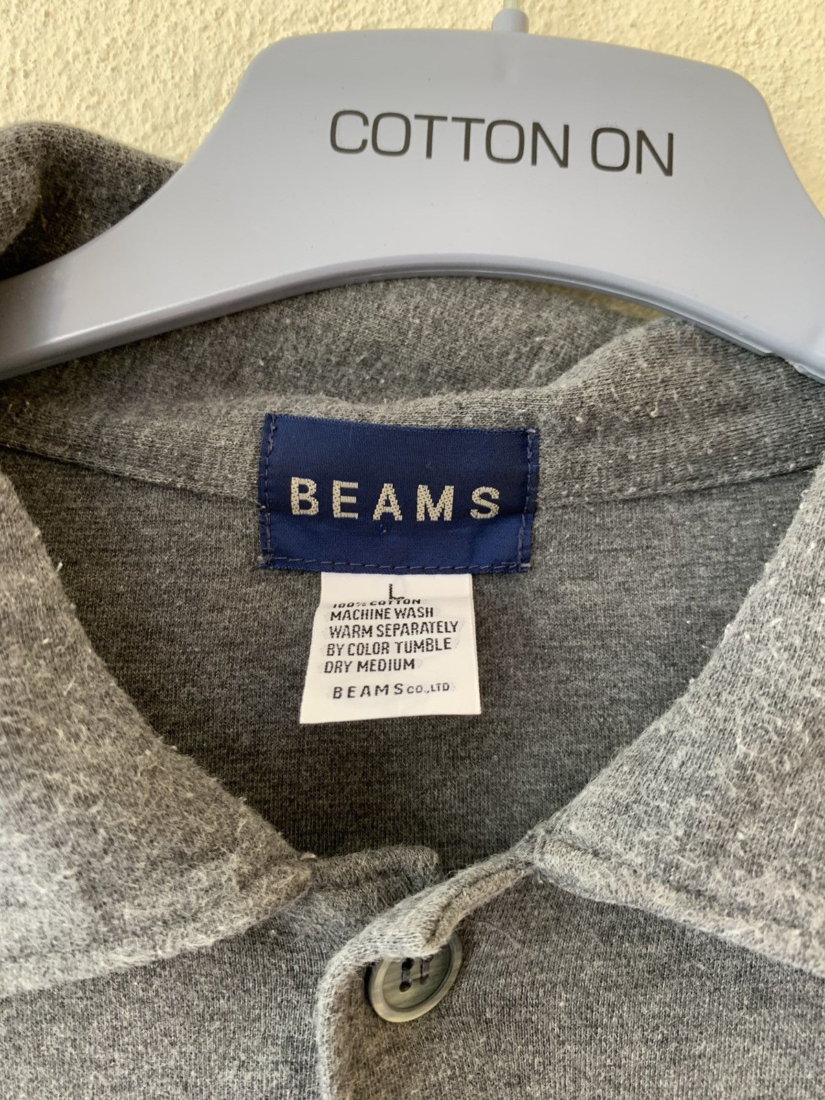 Beams Plus Vintage Cotton button up Size US L / EU 52-54 / 3 - 2 Thumbnail