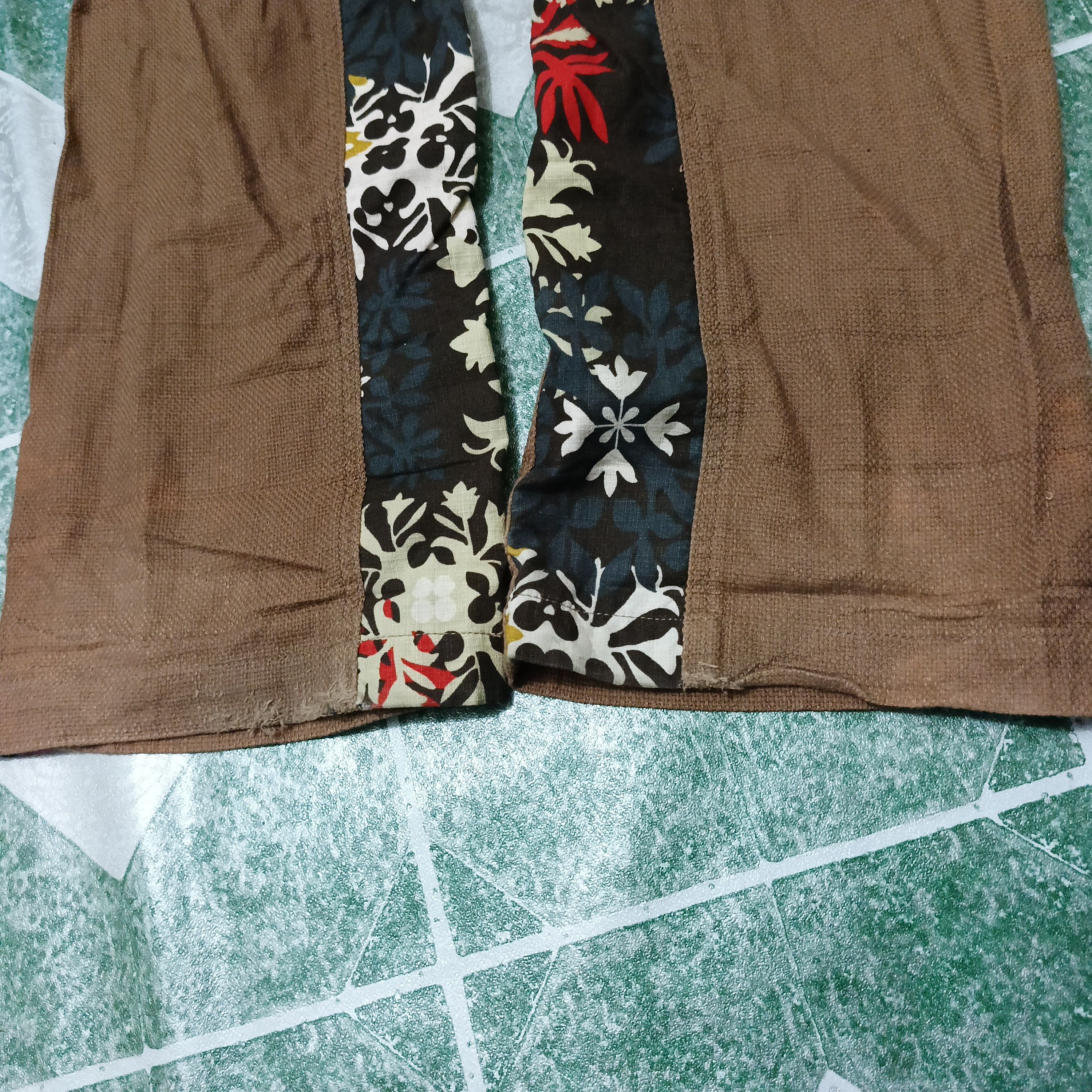 Japanese Brand × Vintage Rare design Japanese Gemstone Relax Pants Flower Sidetape Size US 30 / EU 46 - 9 Thumbnail