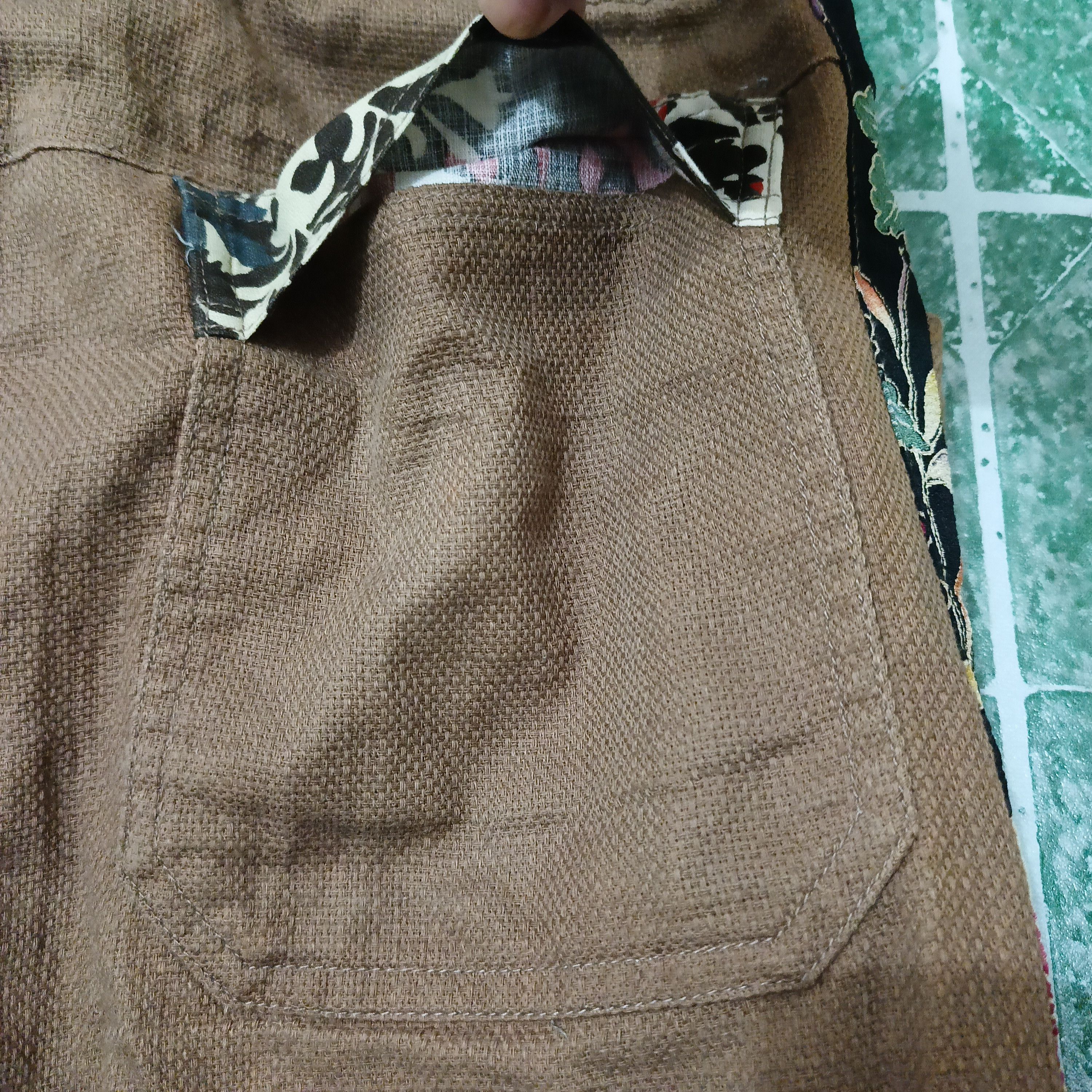 Japanese Brand × Vintage Rare design Japanese Gemstone Relax Pants Flower Sidetape Size US 30 / EU 46 - 7 Thumbnail