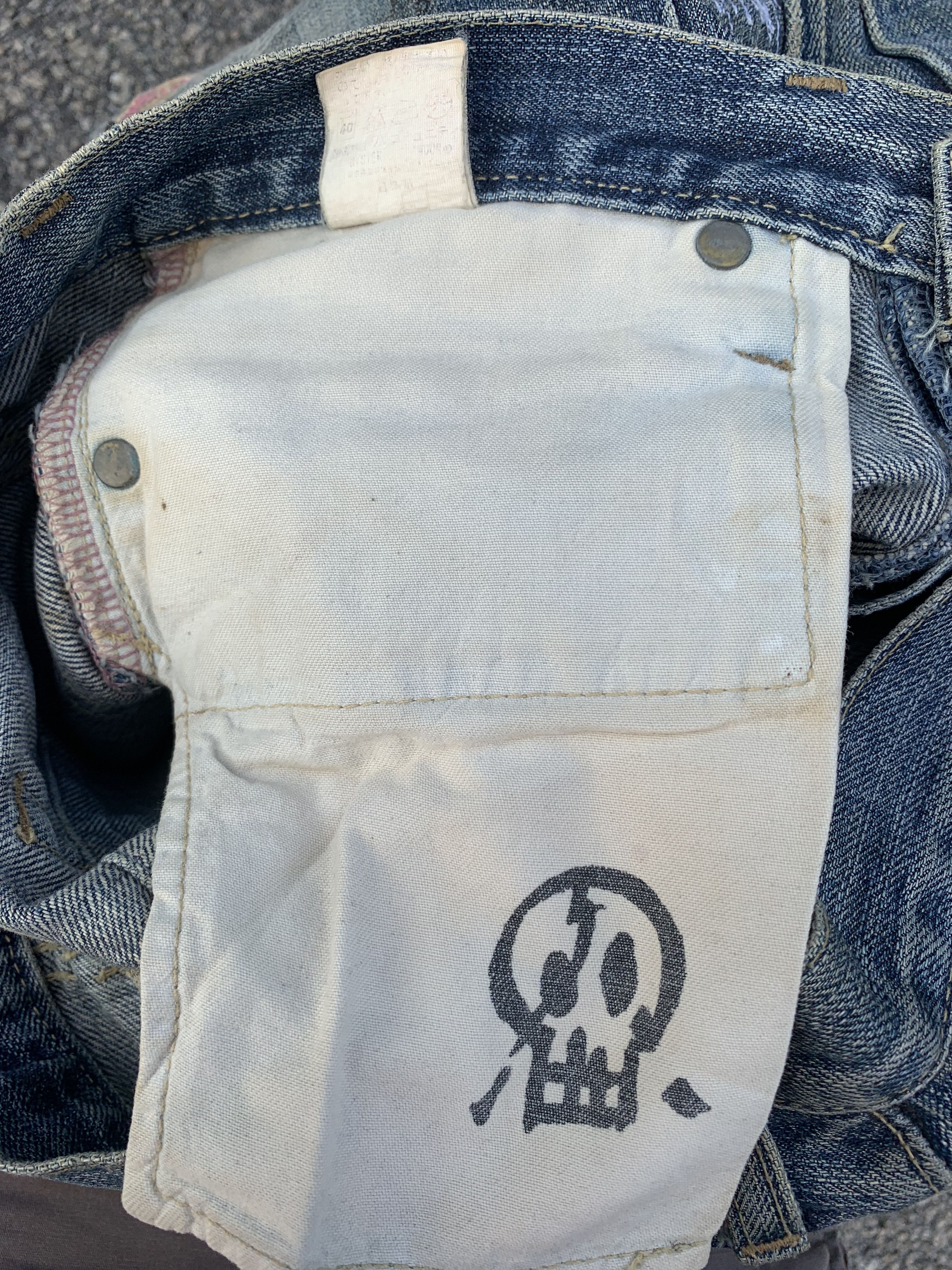 Hysteric Glamour KINKY HYSTERIC GLAMOUR DISTRESSED DENIM DOUBLE KNE VINTAGE Size 28" / US 6 / IT 42 - 15 Thumbnail