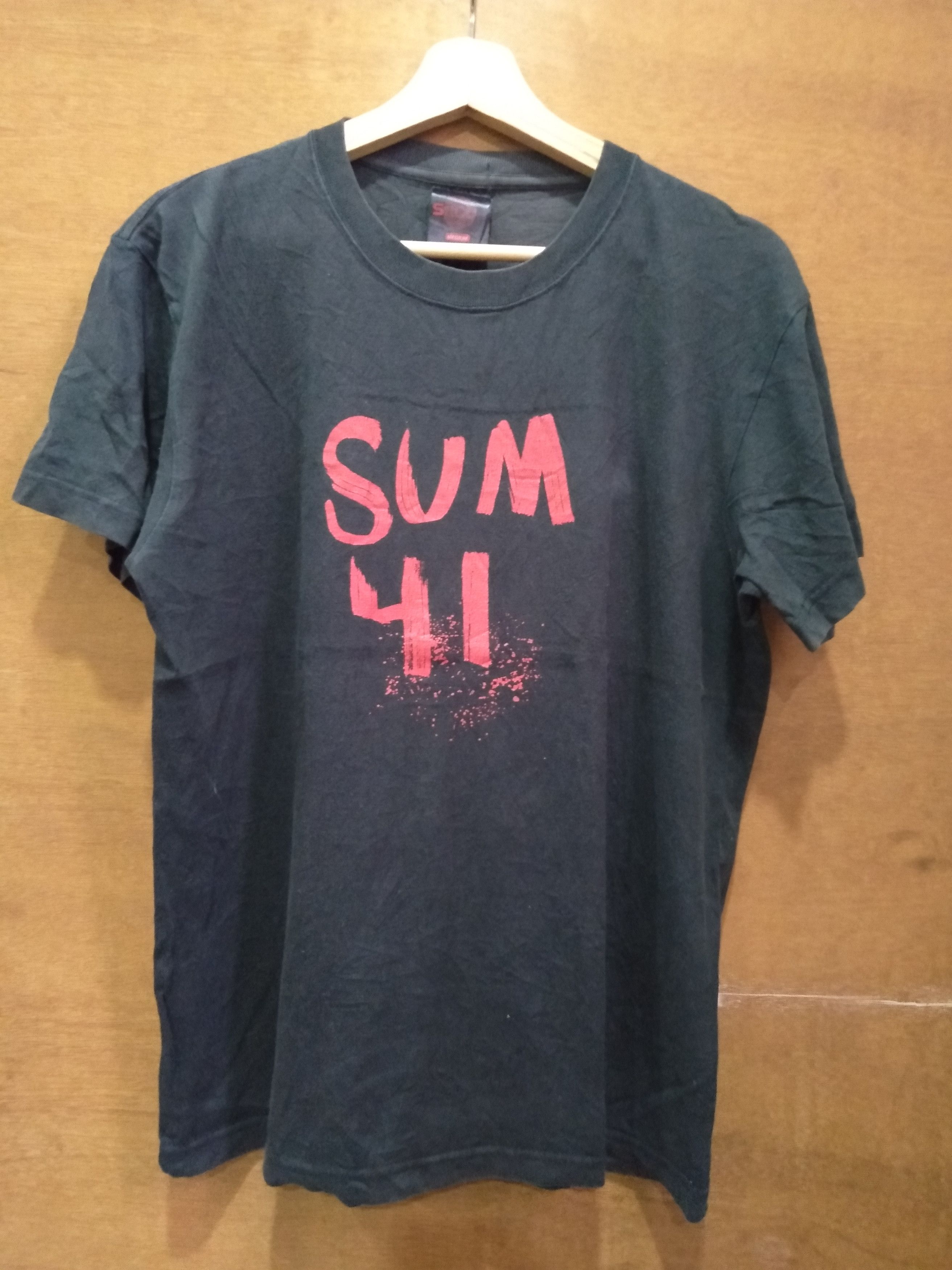 image of Band Tees x Rock Band Sum 41 Vd3 in Black, Men's (Size Large)
