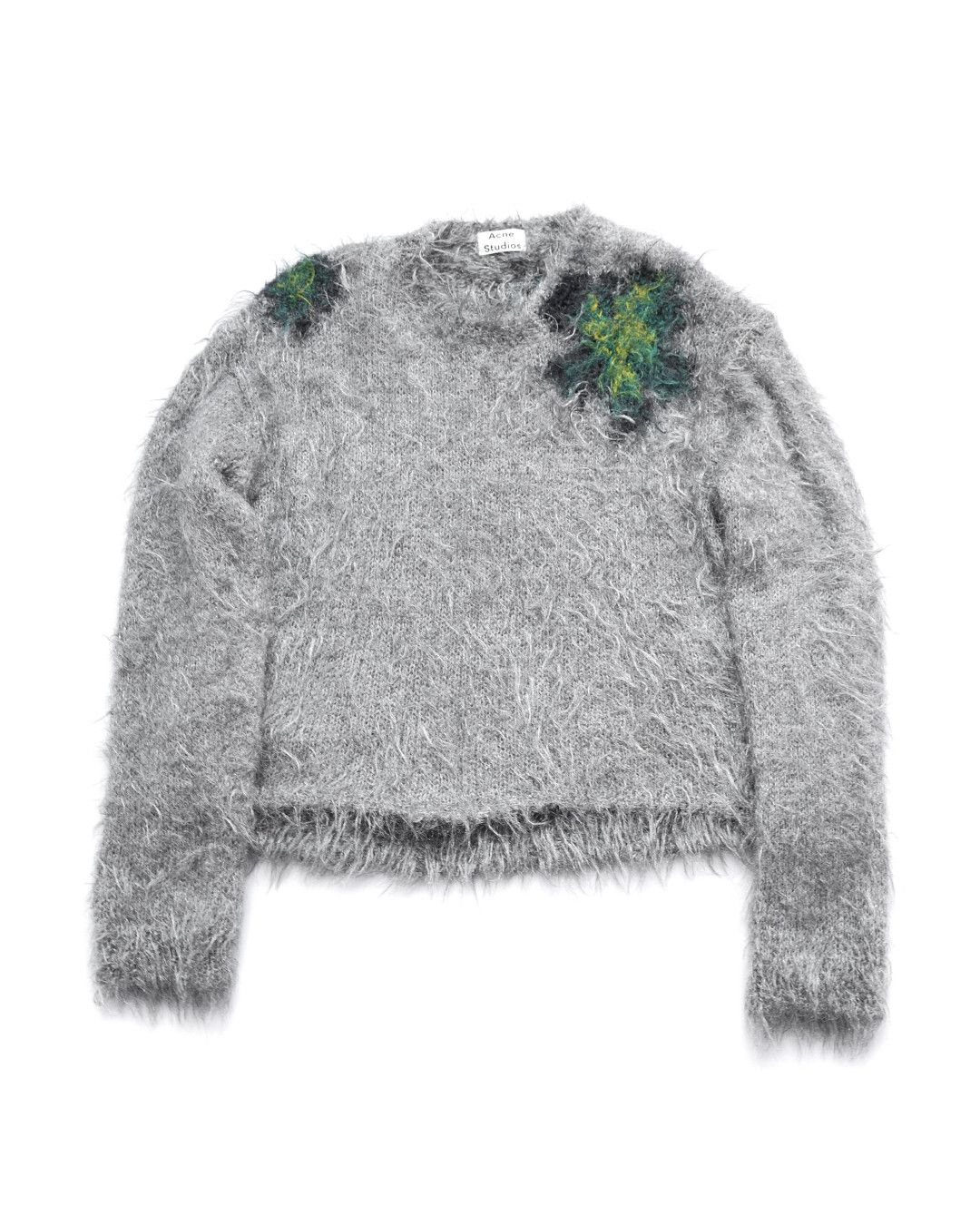 image of Acne Studios Aw17 Fhira Hair Sweater in Grey, Men's (Size Small)