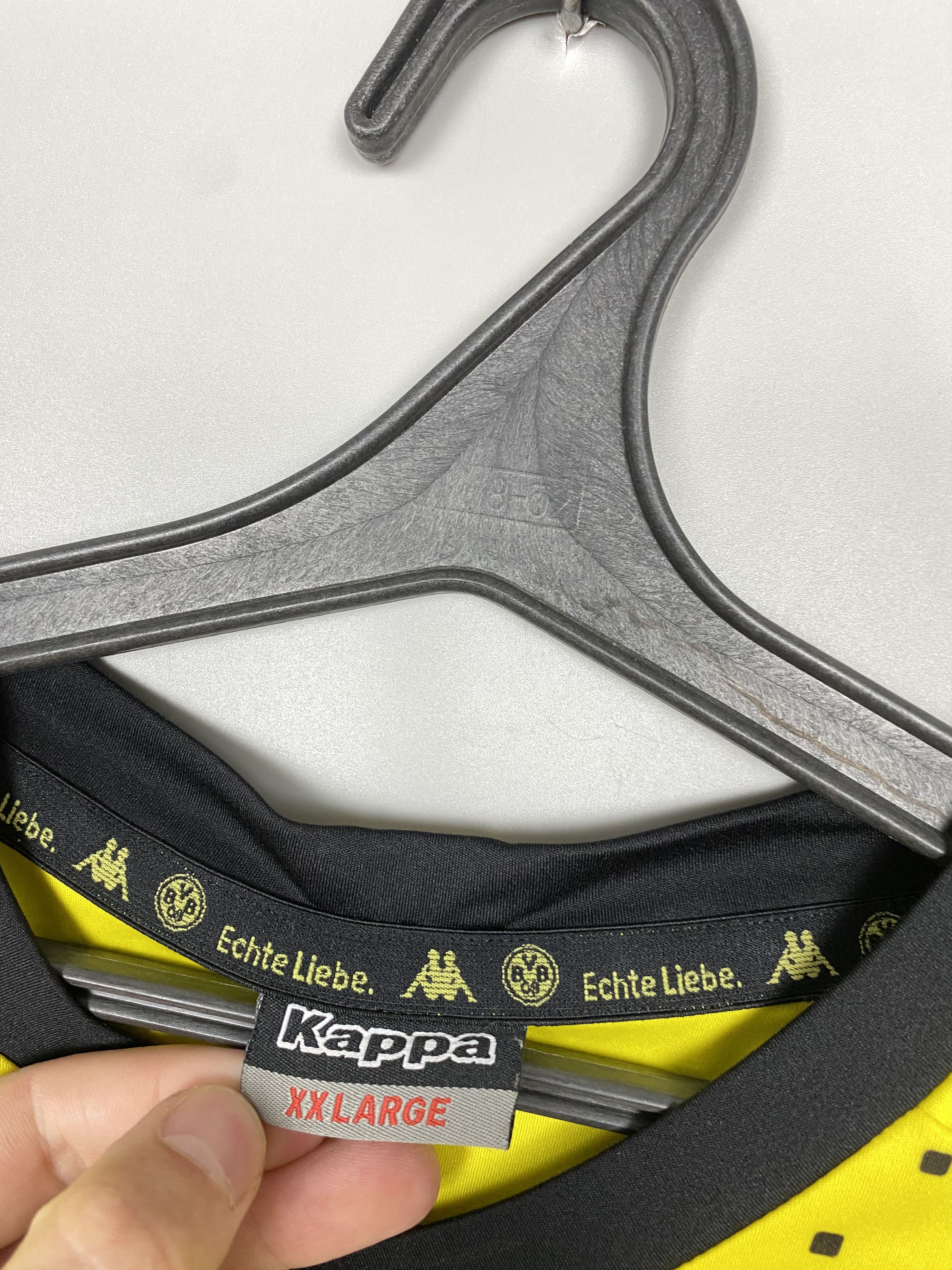 Kappa Bender Borussia Dortmund 2010 2011 Home Football Jersey Size US XXL / EU 58 / 5 - 8 Thumbnail
