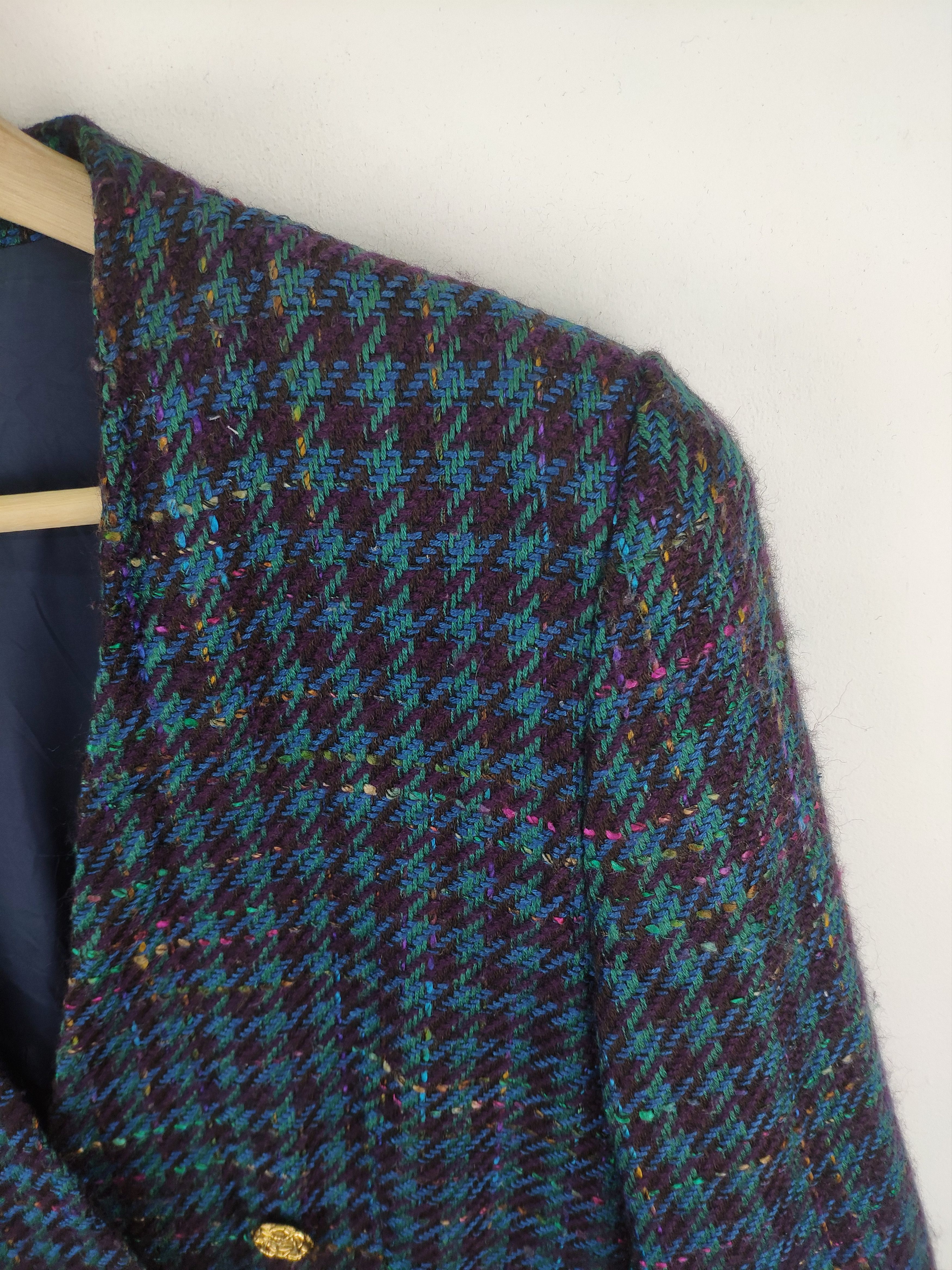 Designer × Japanese Brand Vintage Wool Double Breasted Coat by Lebe Tokyo Style Size M / US 6-8 / IT 42-44 - 10 Thumbnail