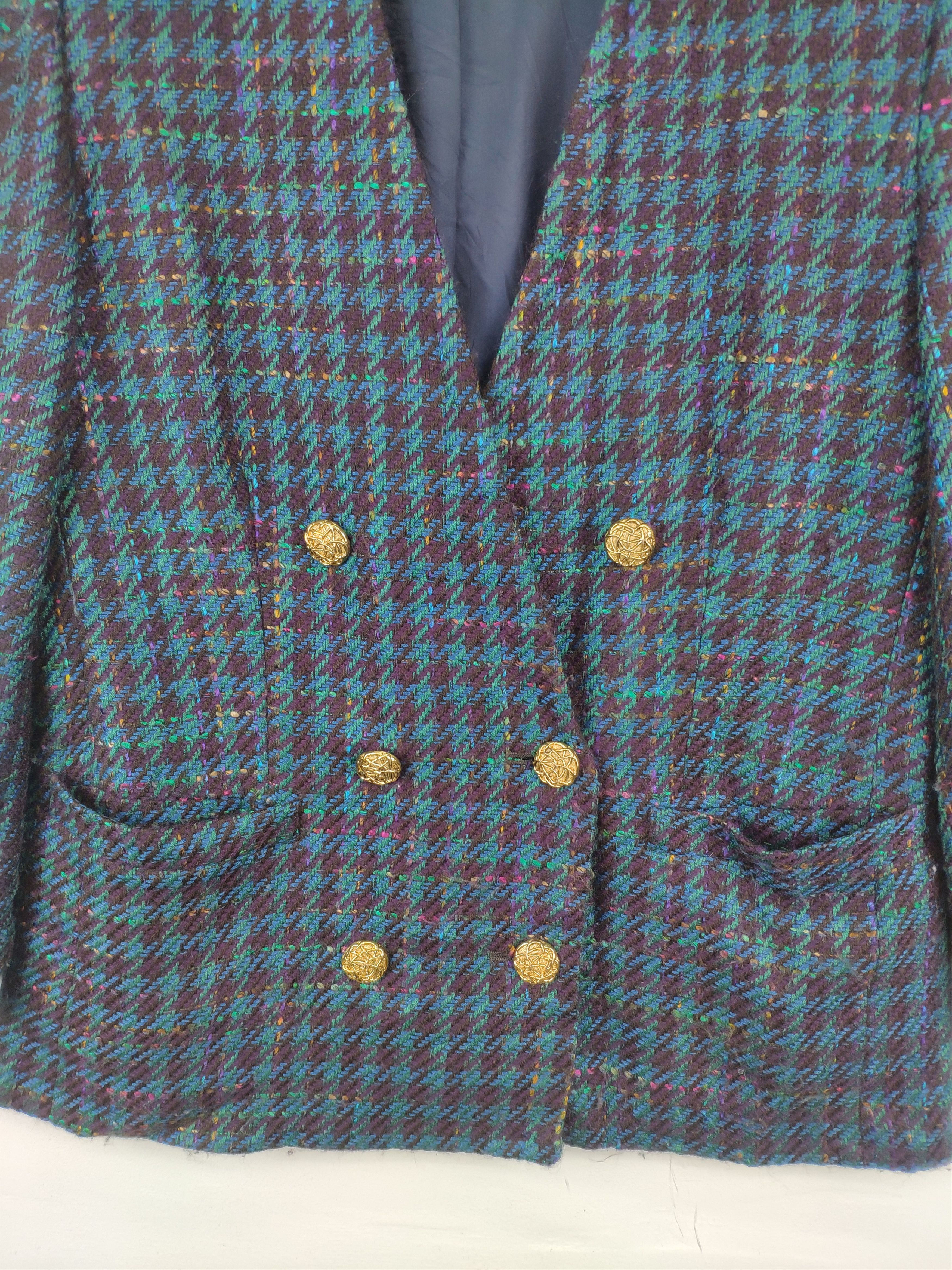 Designer × Japanese Brand Vintage Wool Double Breasted Coat by Lebe Tokyo Style Size M / US 6-8 / IT 42-44 - 11 Thumbnail
