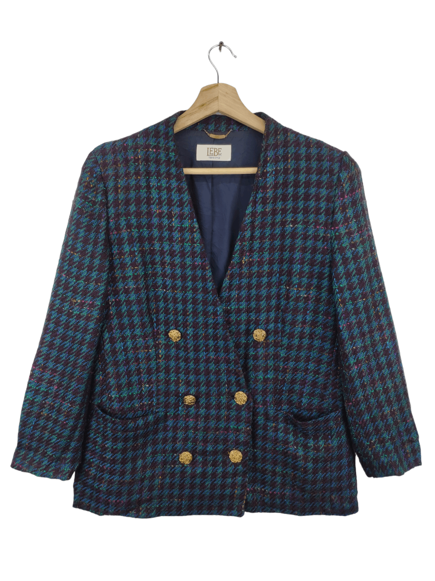 Vintage Wool Double Breasted Coat by Lebe Tokyo Style
