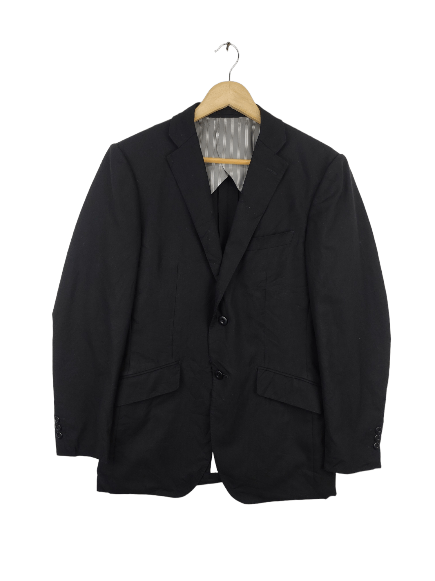 Designer × Kansai Yamamoto Vintage Kansai Yamamoto Blazer Jacket Black Size US S / EU 44-46 / 1 - 1 Thumbnail